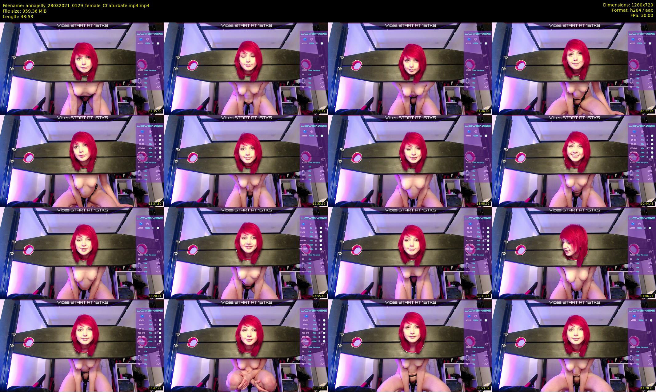 annajelly — 44 minute Chaturbate couple cam show recording, 720p, Mar 28, 2021
