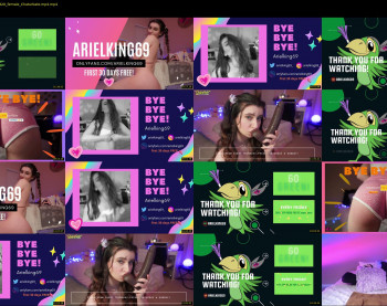 arielking69 — 28 minute Chaturbate female cam show recording, 1080p, Mar 27, 2021