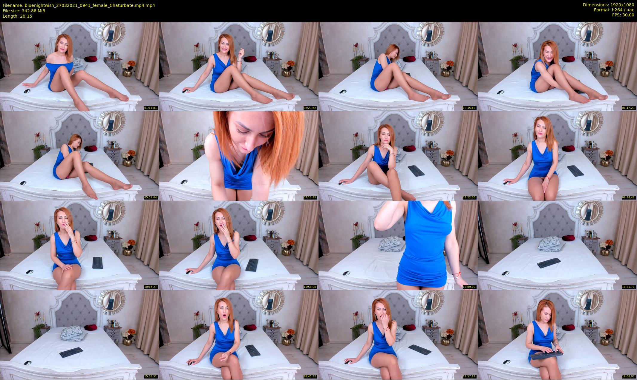 bluenightwish — 21 minute Chaturbate female cam show recording, 1080p, Mar 27, 2021