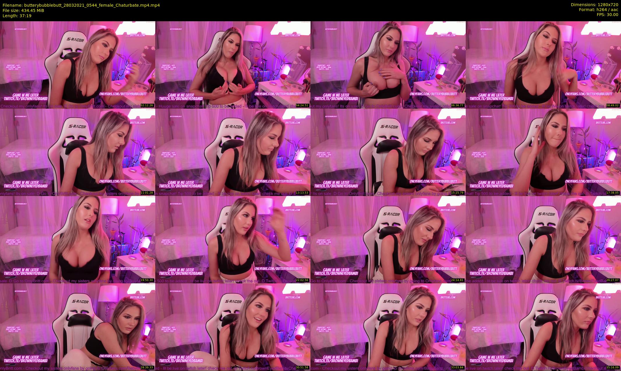 butterybubblebutt — 38 minute Chaturbate couple cam show recording, 720p, Mar 28, 2021