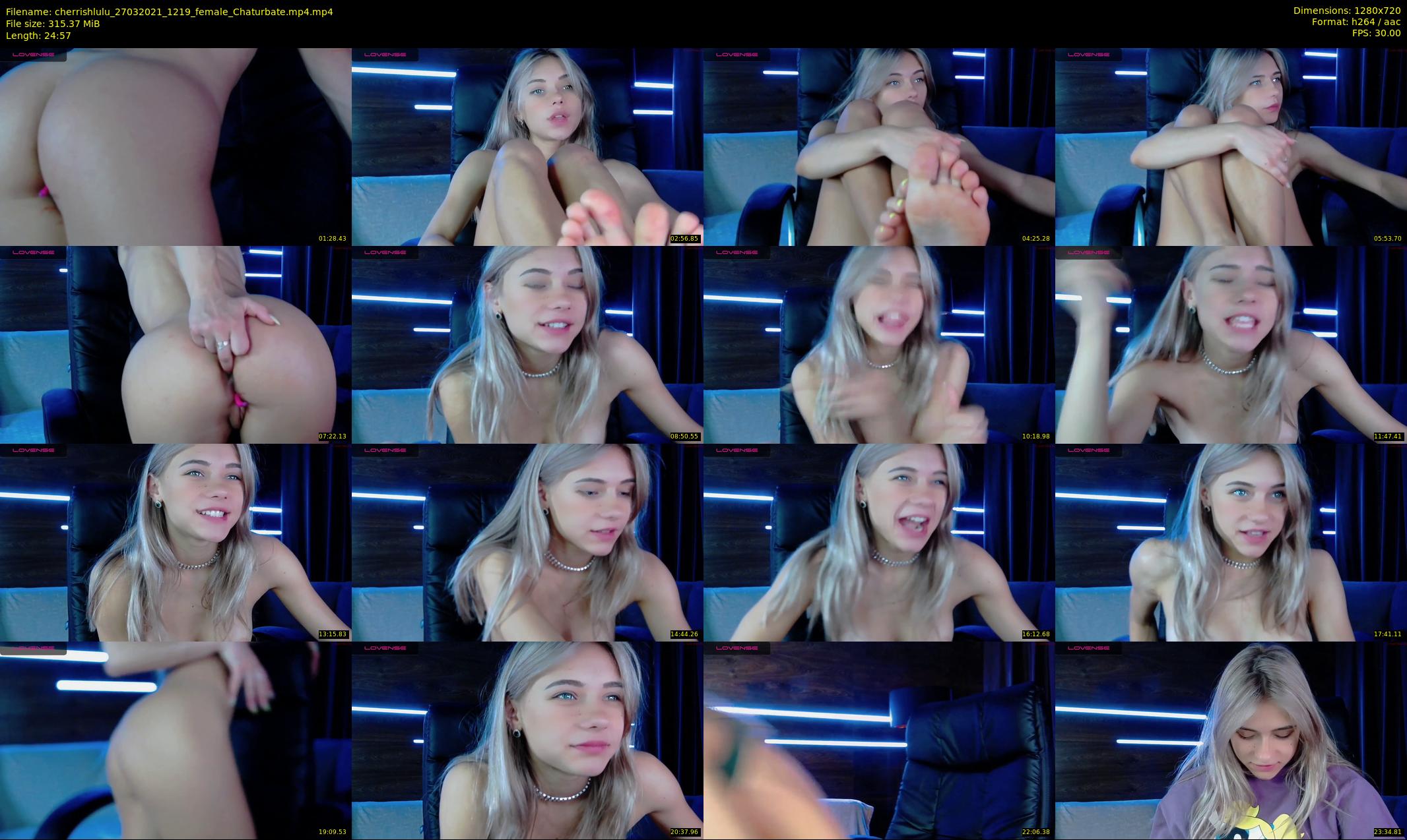 cherrishlulu — 25 minute Chaturbate female cam show recording, 720p, Mar 27, 2021