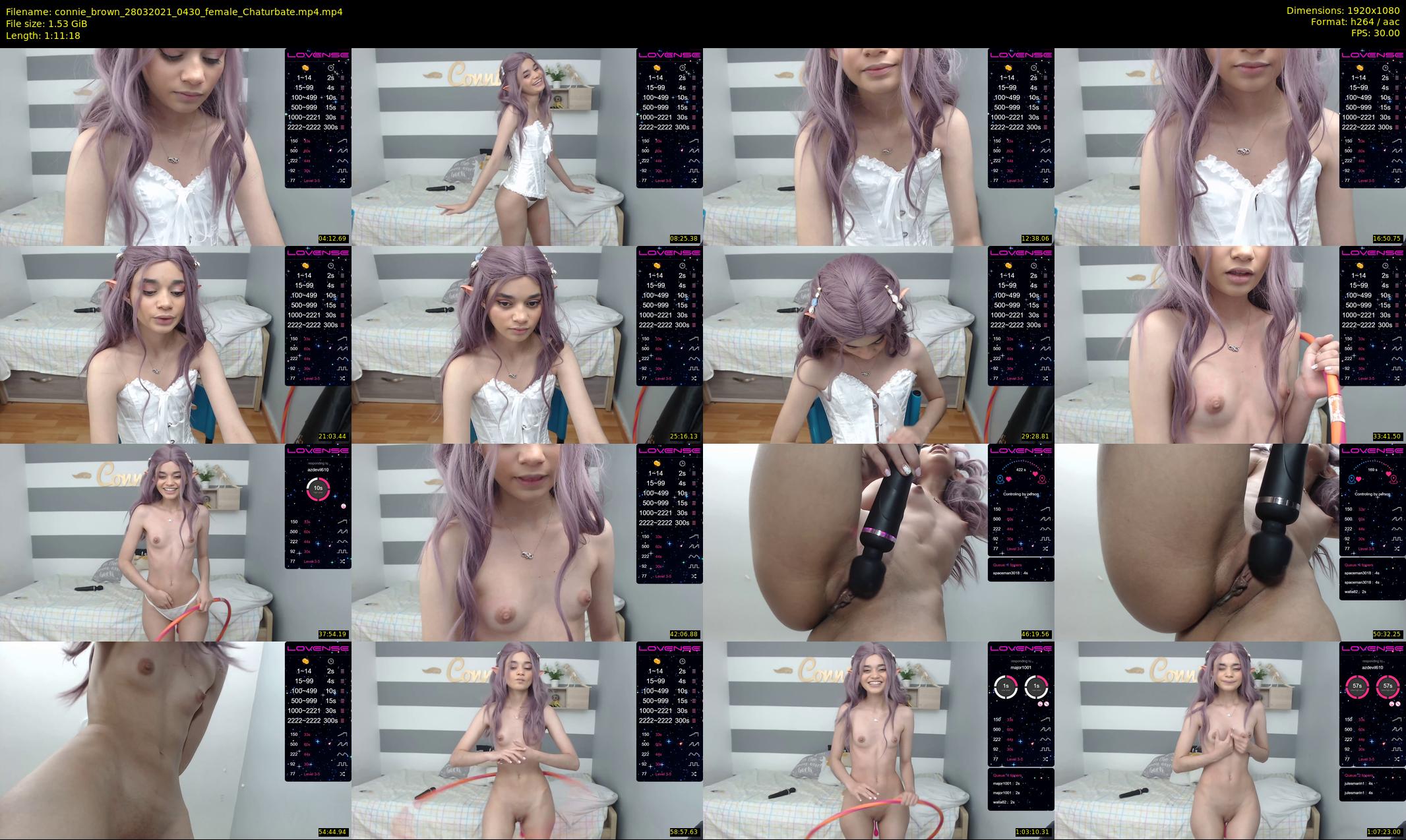 connie_brown — 72 minute Chaturbate female cam show recording, 1080p, Mar 28, 2021