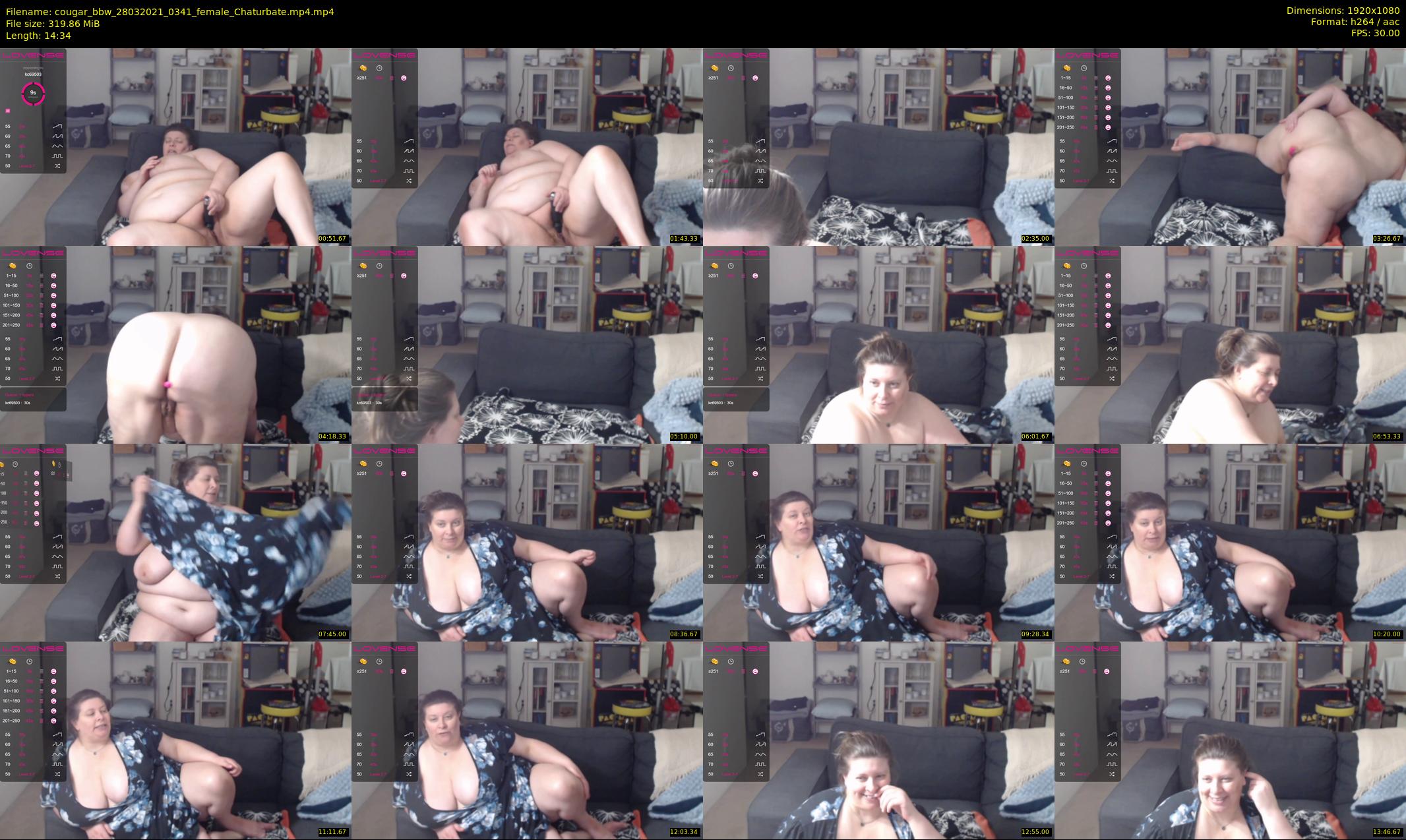 cougar_bbw — 15 minute Chaturbate female cam show recording, 1080p, Mar 28, 2021