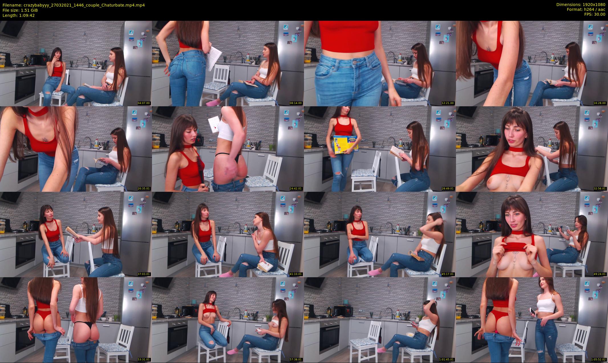 crazybabyyy — 70 minute Chaturbate couple cam show recording, 1080p, Mar 27, 2021