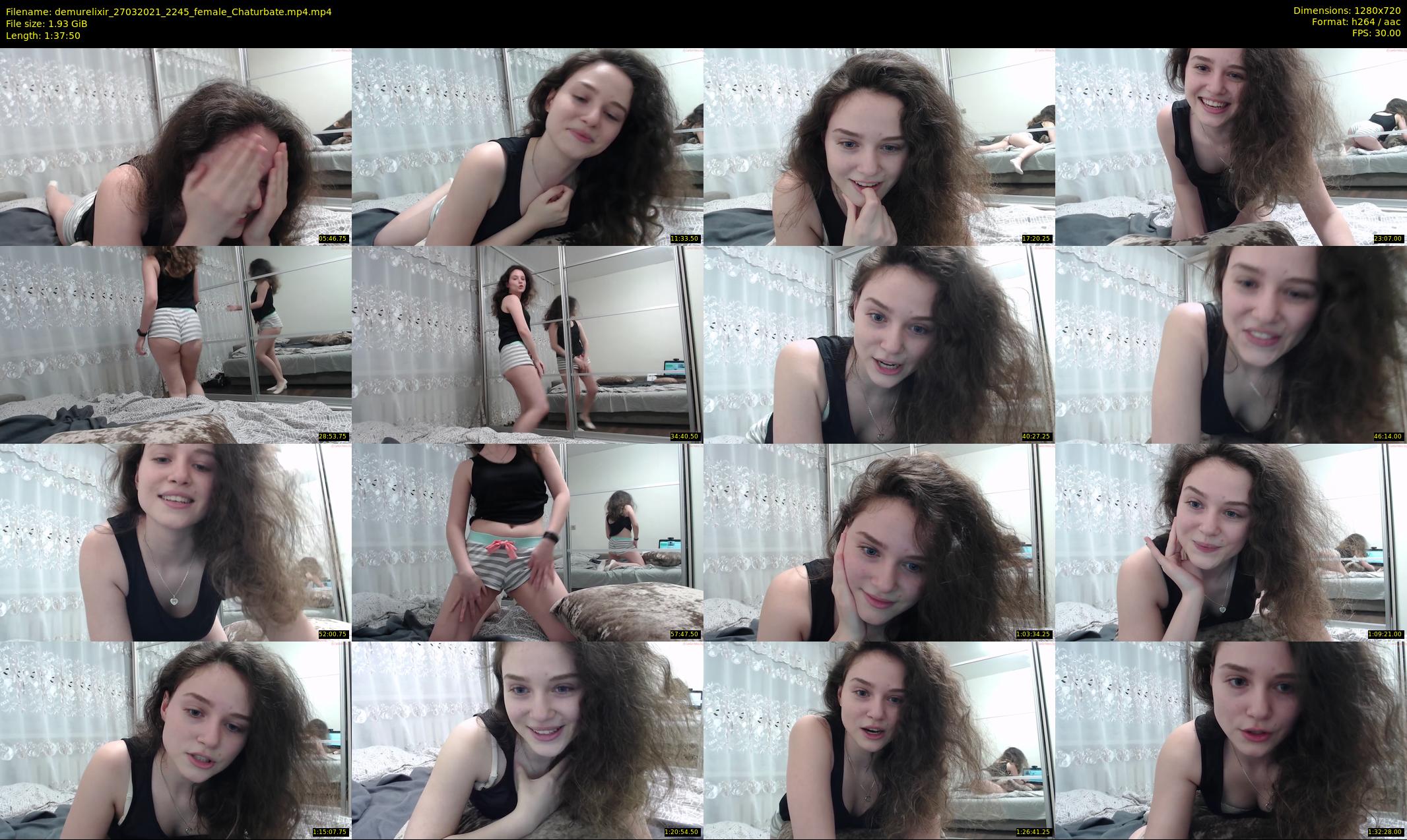demurelixir — 98 minute Chaturbate female cam show recording, 720p, Mar 27, 2021