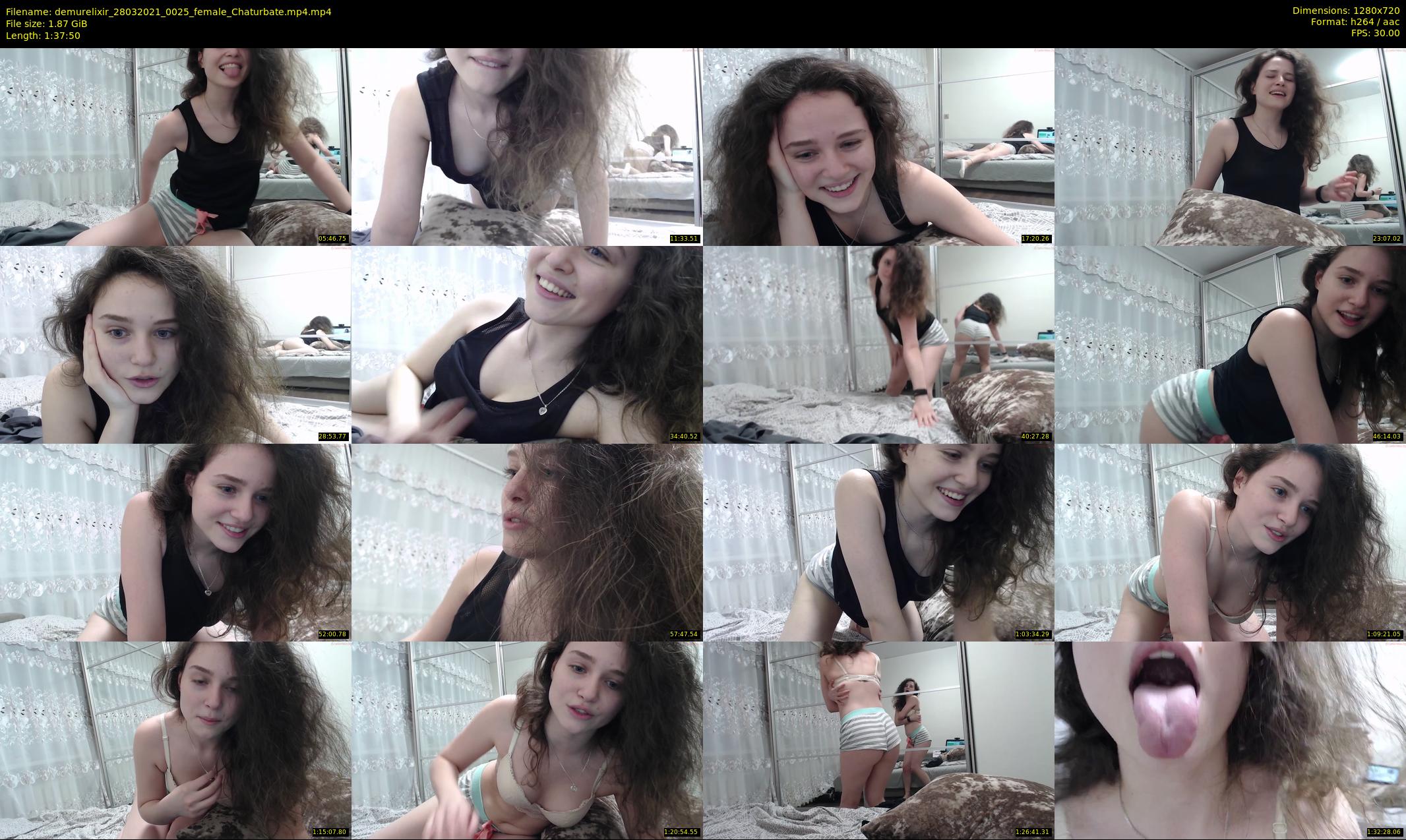demurelixir — 98 minute Chaturbate female cam show recording, 720p, Mar 28, 2021