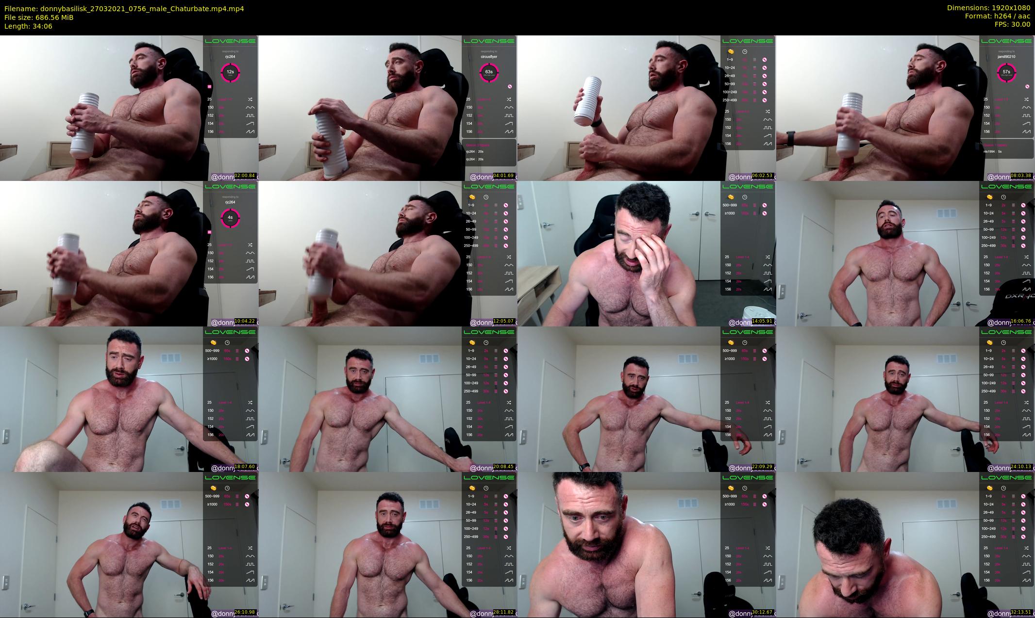 donnybasilisk — 35 minute Chaturbate male cam show recording, 1080p, Mar 27, 2021
