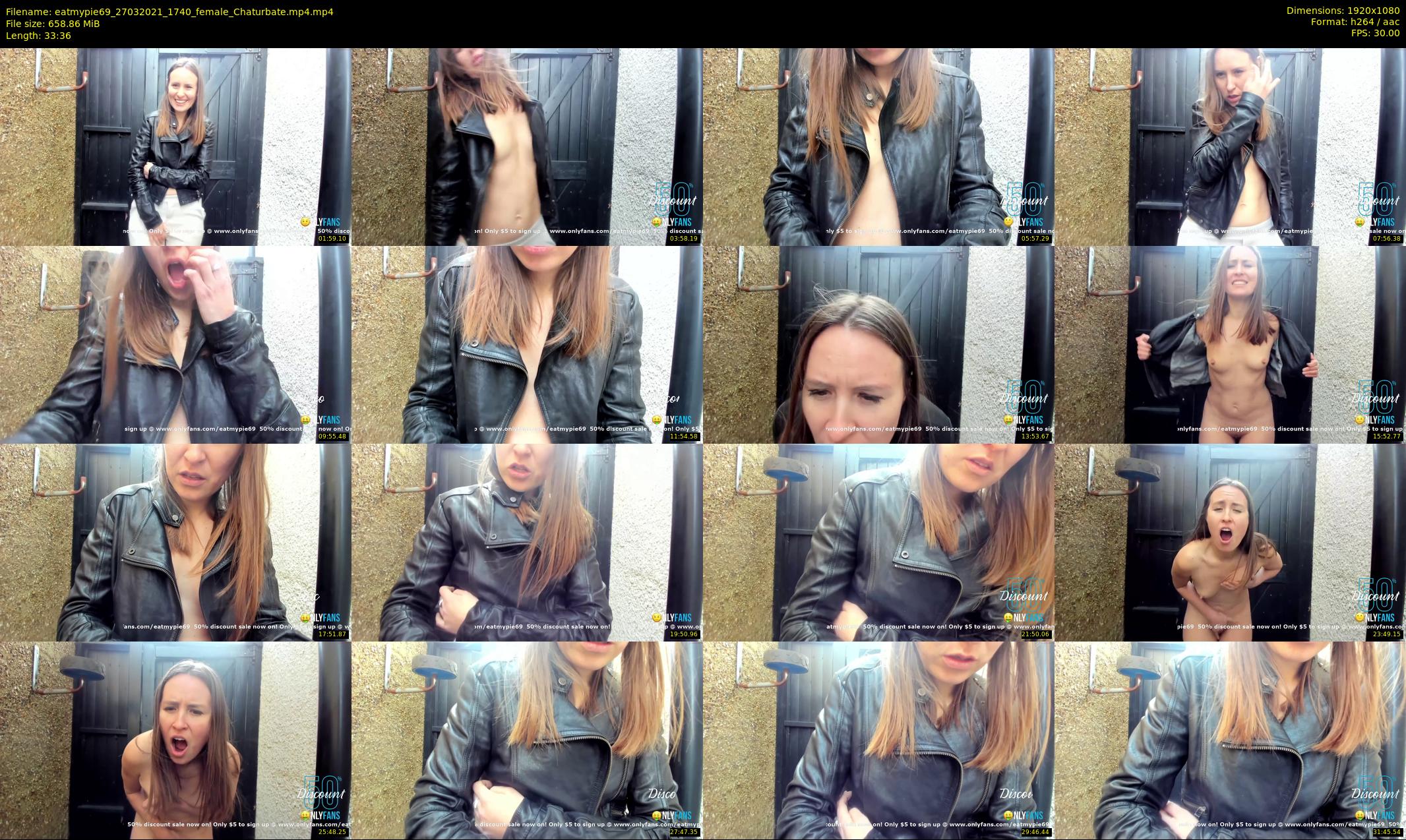 eatmypie69 — 34 minute Chaturbate female cam show recording, 1080p, Mar 27, 2021