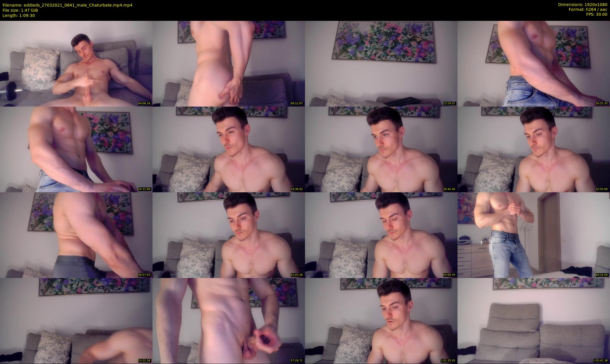 eddieds — 70 minute Chaturbate male cam show recording, 1080p, Mar 27, 2021