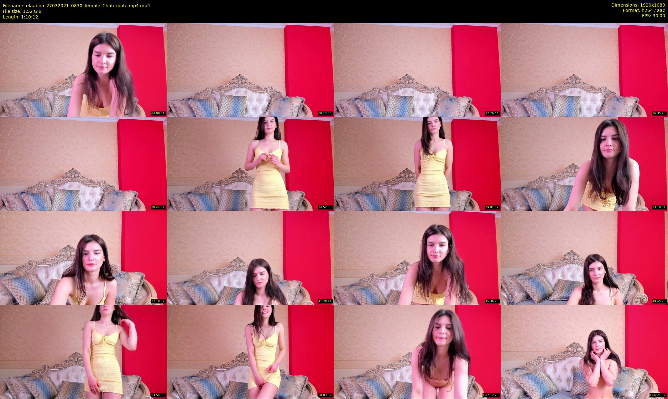 elaanna — 71 minute Chaturbate female cam show recording, 1080p, Mar 27, 2021