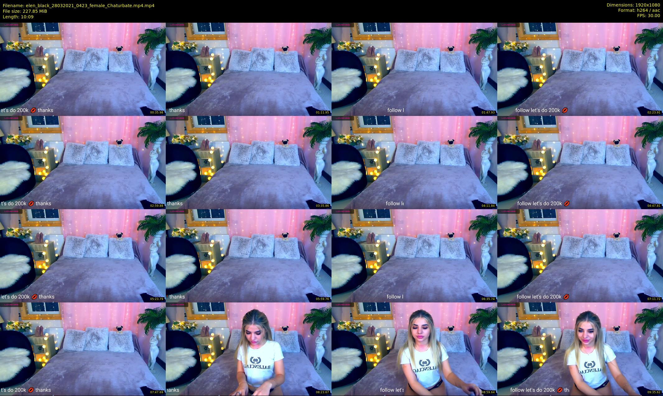 elen_black — 11 minute Chaturbate female cam show recording, 1080p, Mar 28, 2021