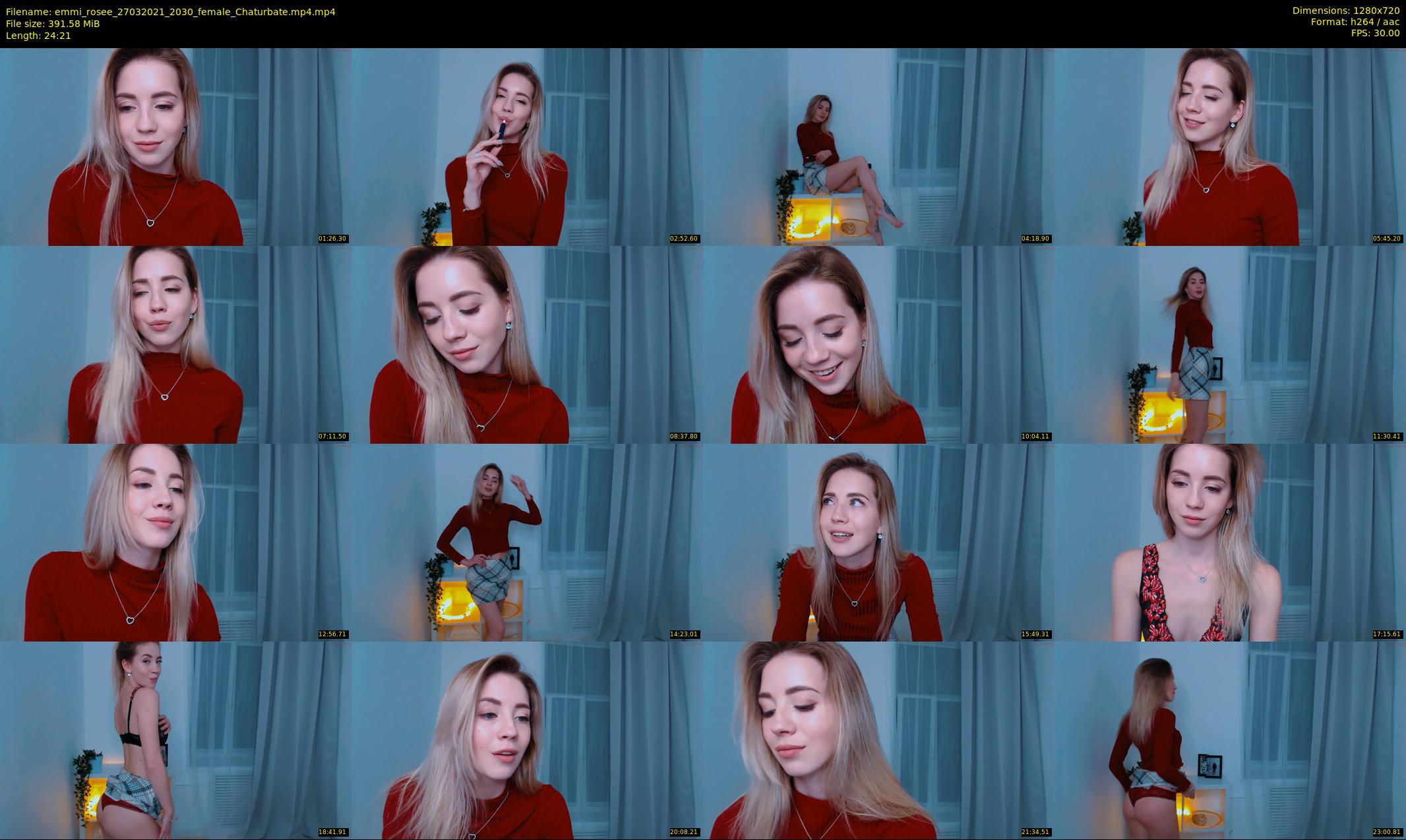 emmi_rosee — 25 minute Chaturbate female cam show recording, 720p, Mar 27, 2021