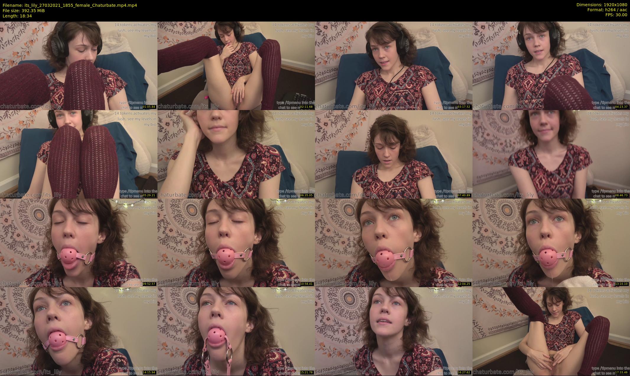 its_lily — 19 minute Chaturbate female cam show recording, 1080p, Mar 27, 2021