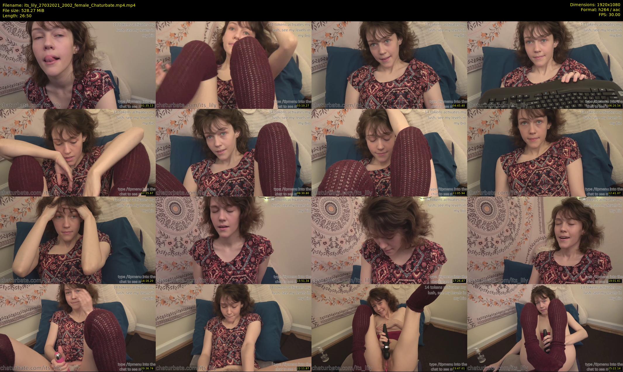 its_lily — 27 minute Chaturbate female cam show recording, 1080p, Mar 27, 2021