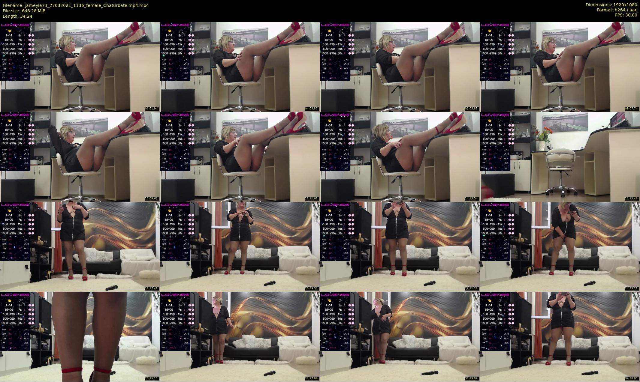 jameyla73 — 35 minute Chaturbate female cam show recording, 1080p, Mar 27, 2021