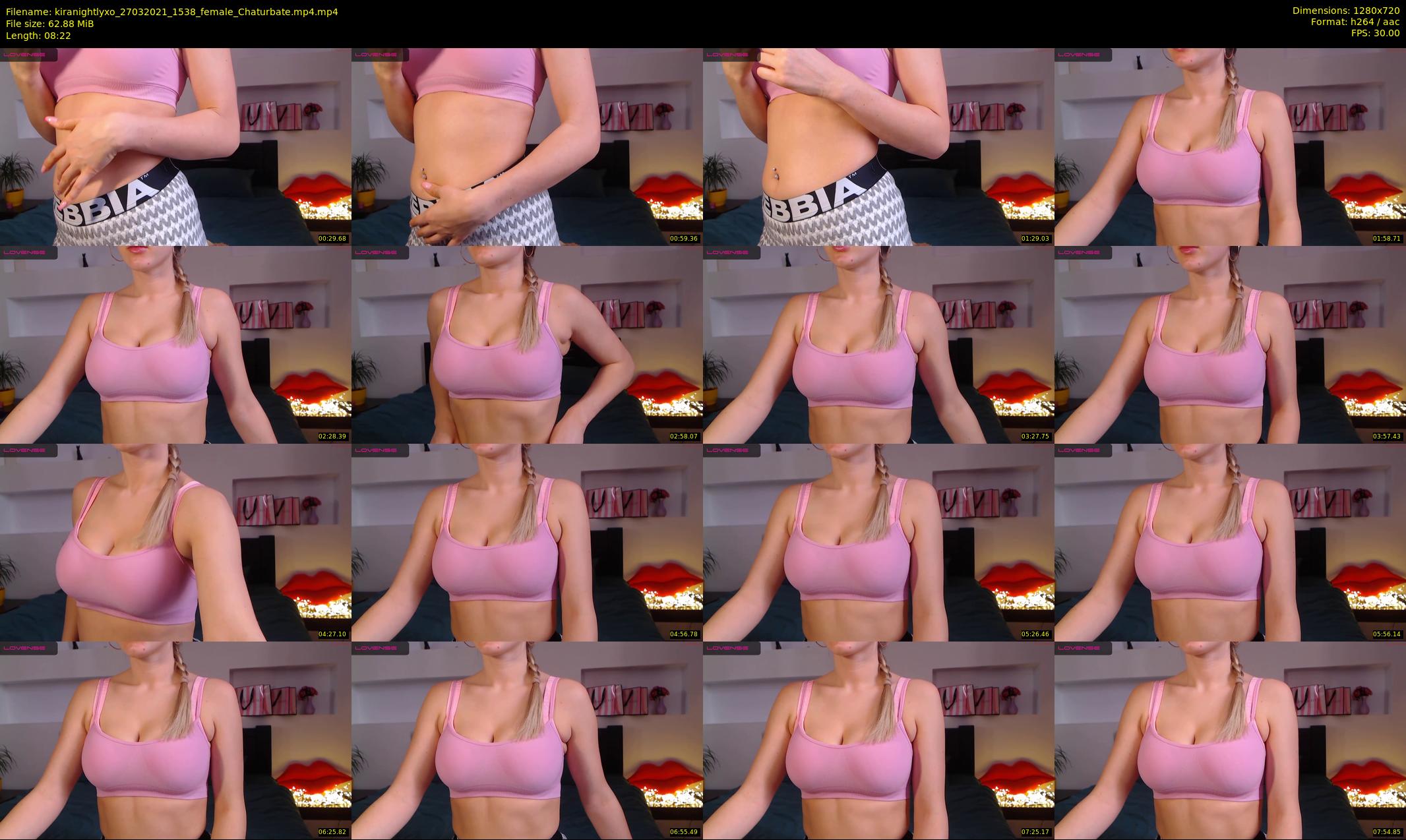 kiranightlyxo — 9 minute Chaturbate female cam show recording, 720p, Mar 27, 2021