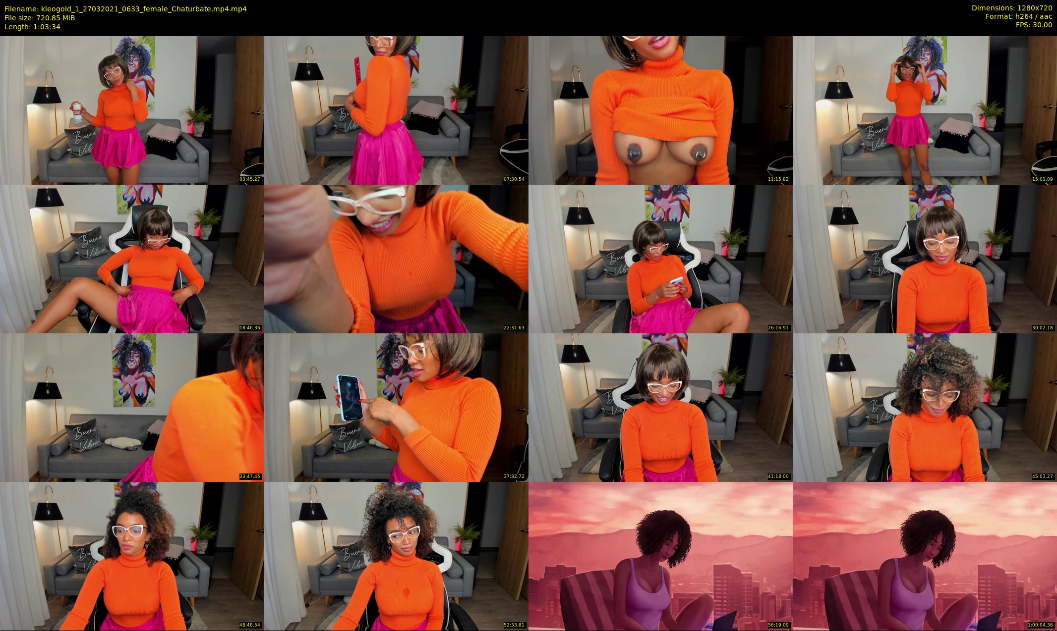 kleogold_1 — 64 minute Chaturbate female cam show recording, 720p, Mar 27, 2021