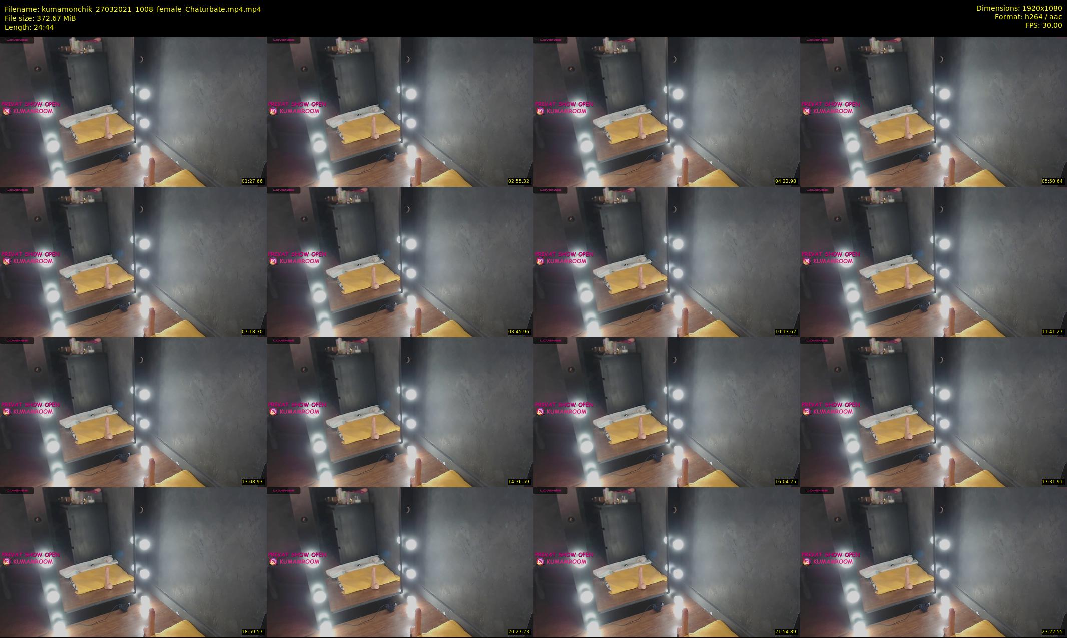 kumamonchik — 25 minute Chaturbate couple cam show recording, 1080p, Mar 27, 2021