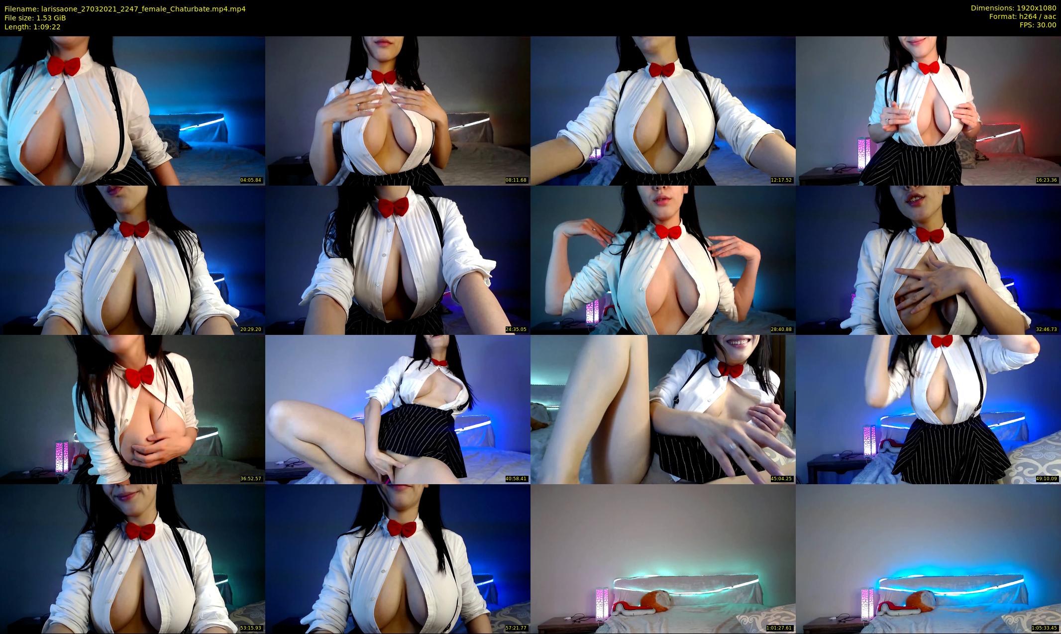 larissaone — 70 minute Chaturbate female cam show recording, 1080p, Mar 27, 2021