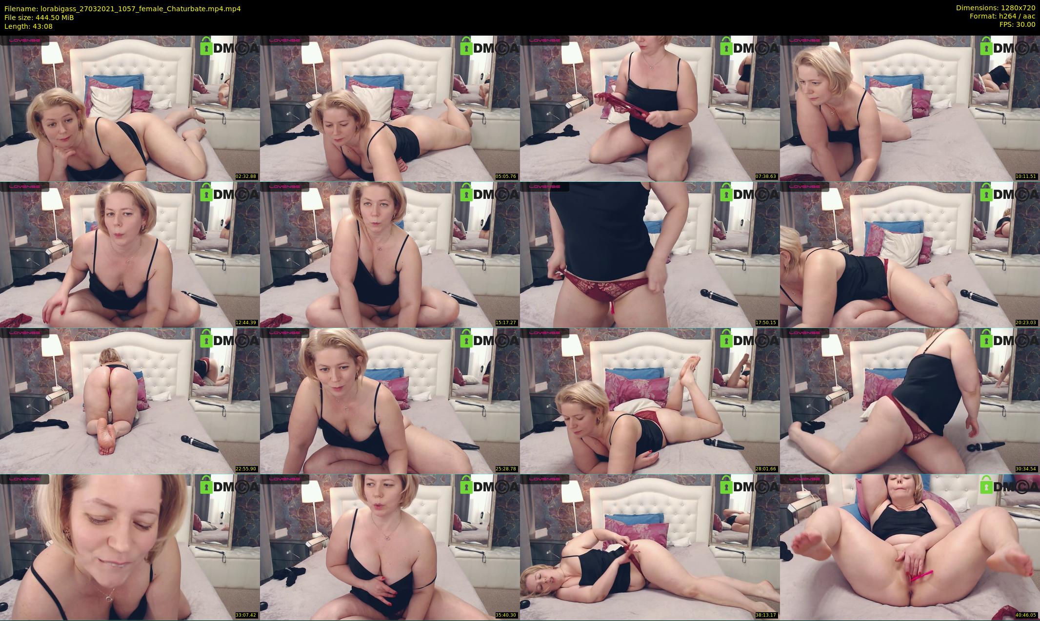 lorabigass — 44 minute Chaturbate female cam show recording, 720p, Mar 27, 2021