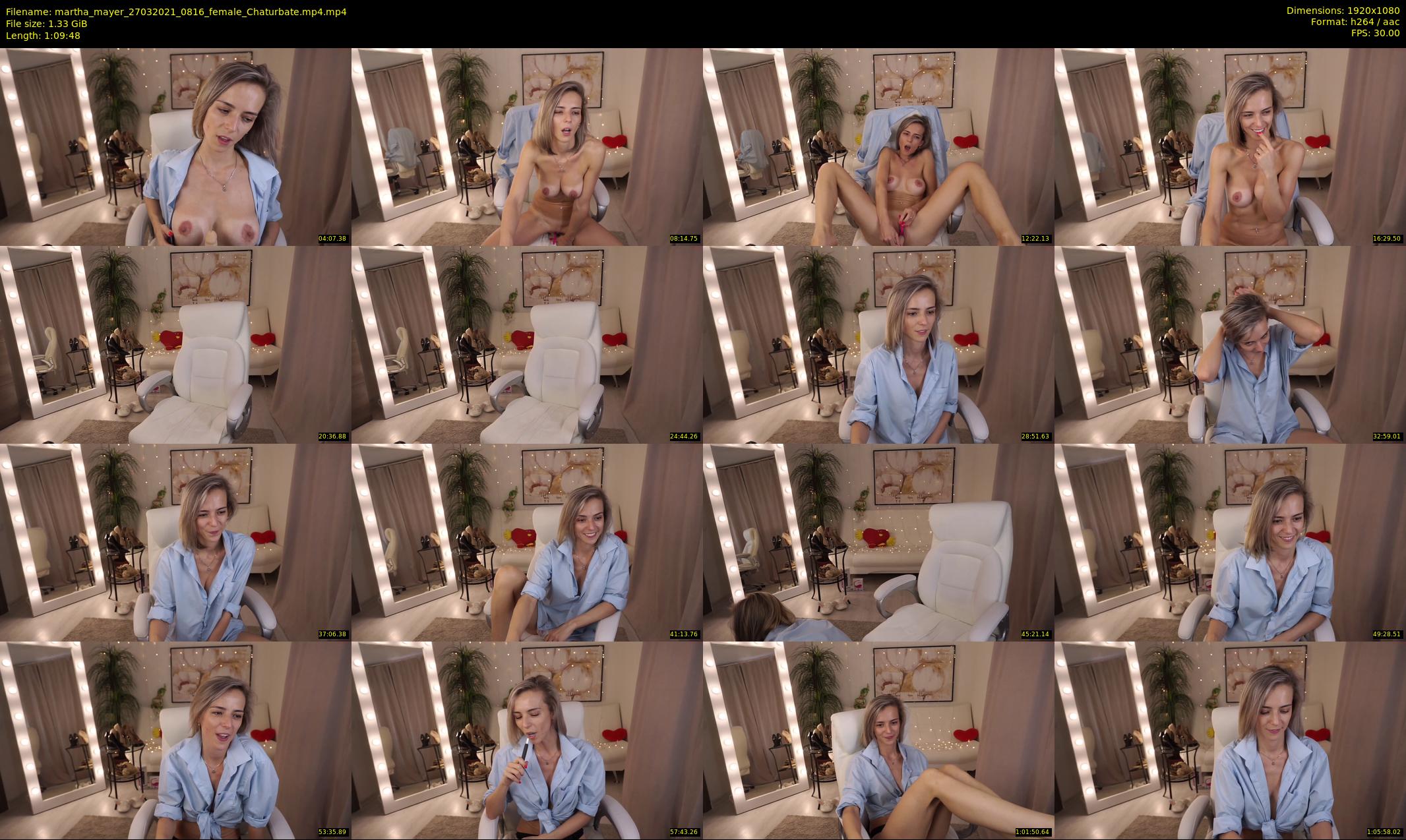 martha_mayer — 70 minute Chaturbate female cam show recording, 1080p, Mar 27, 2021