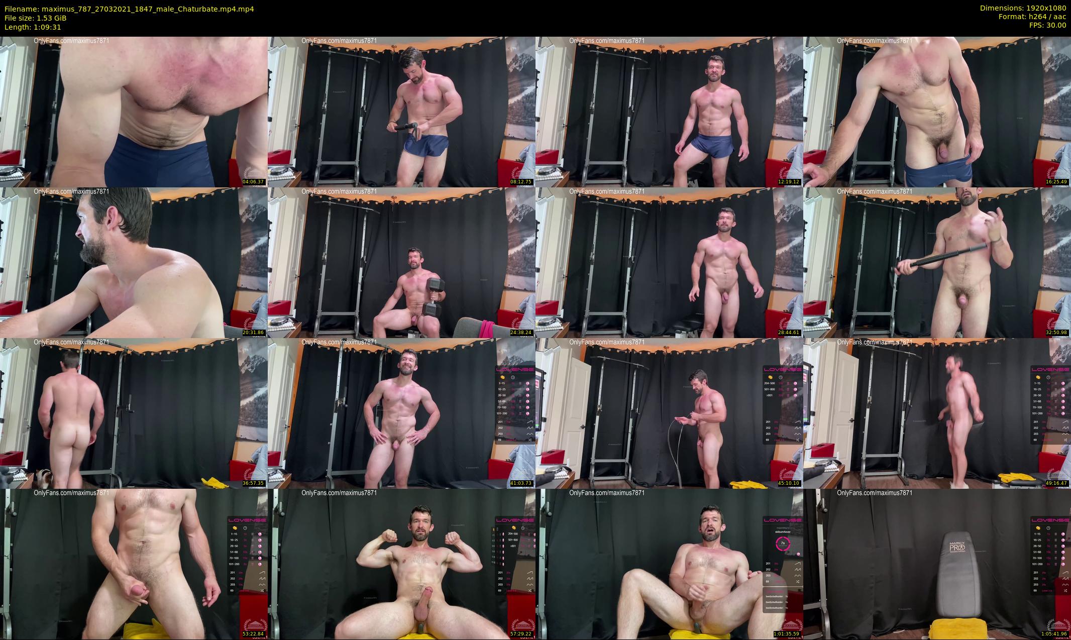 maximus_787 — 70 minute Chaturbate male cam show recording, 1080p, Mar 27, 2021
