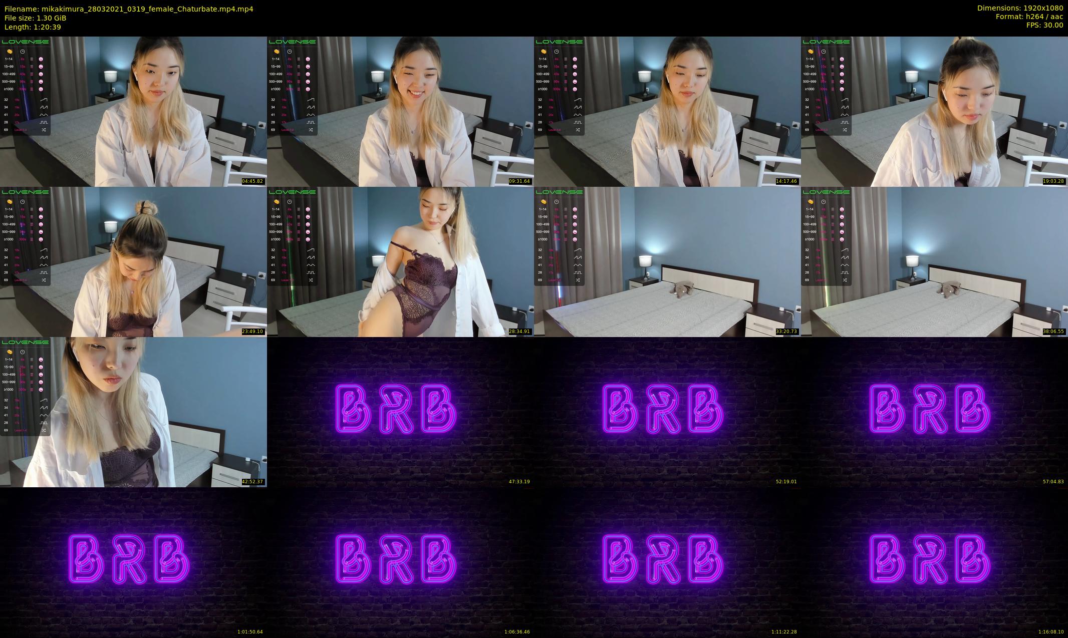 mikakimura — 81 minute Chaturbate female cam show recording, 1080p, Mar 28, 2021