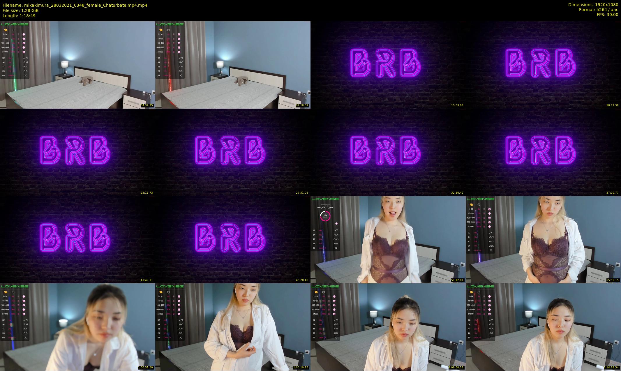mikakimura — 79 minute Chaturbate female cam show recording, 1080p, Mar 28, 2021