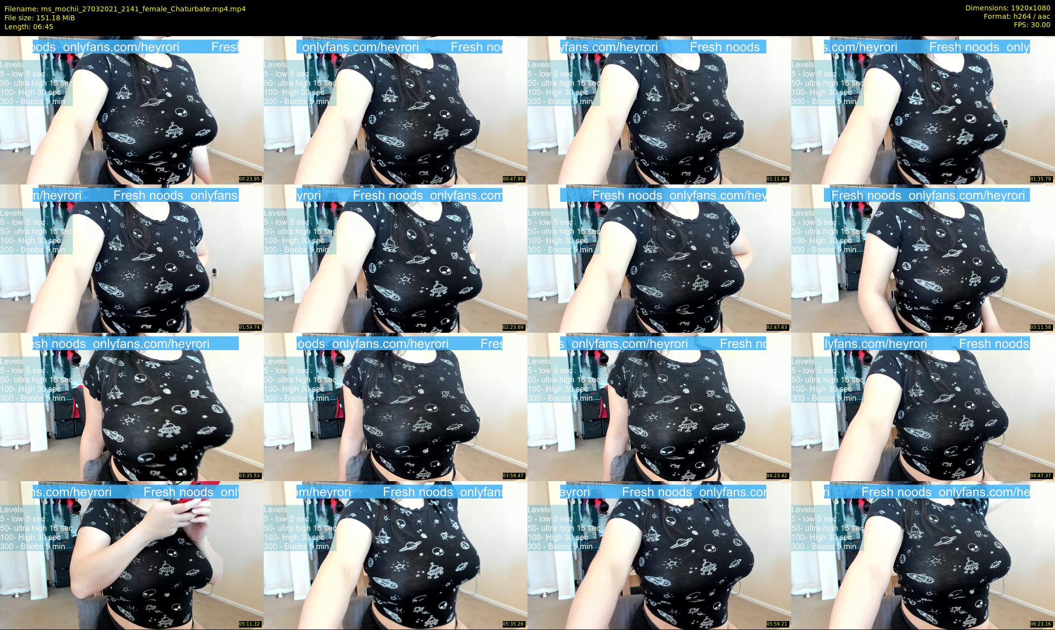 ms_mochii — 7 minute Chaturbate female cam show recording, 1080p, Mar 27, 2021