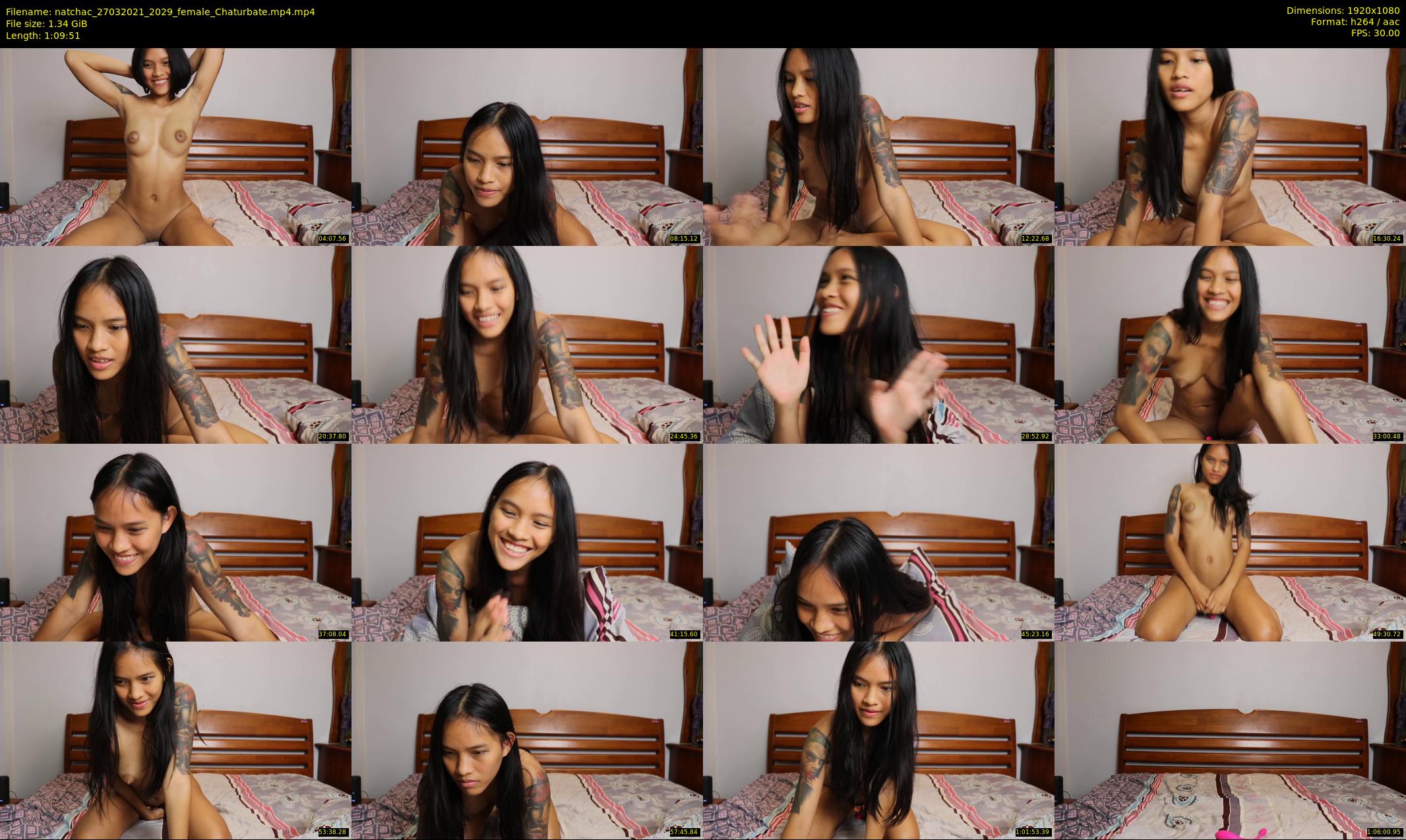 natchac — 70 minute Chaturbate female cam show recording, 1080p, Mar 27, 2021