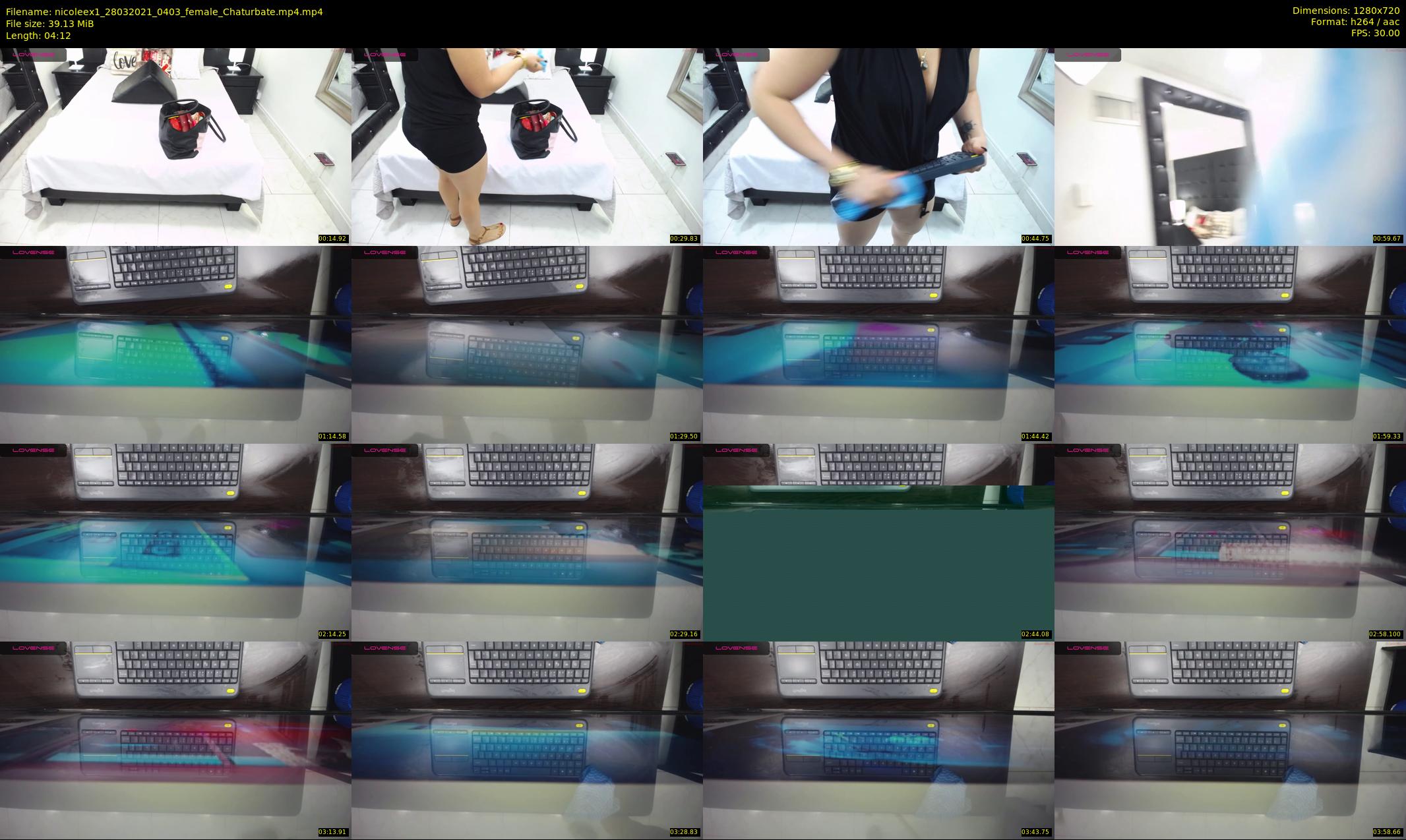 nicoleex1 — 5 minute Chaturbate female cam show recording, 720p, Mar 28, 2021