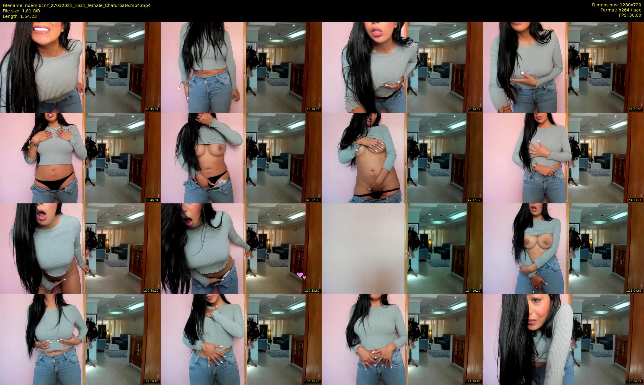 noemibcnz — 115 minute Chaturbate couple cam show recording, 720p, Mar 27, 2021