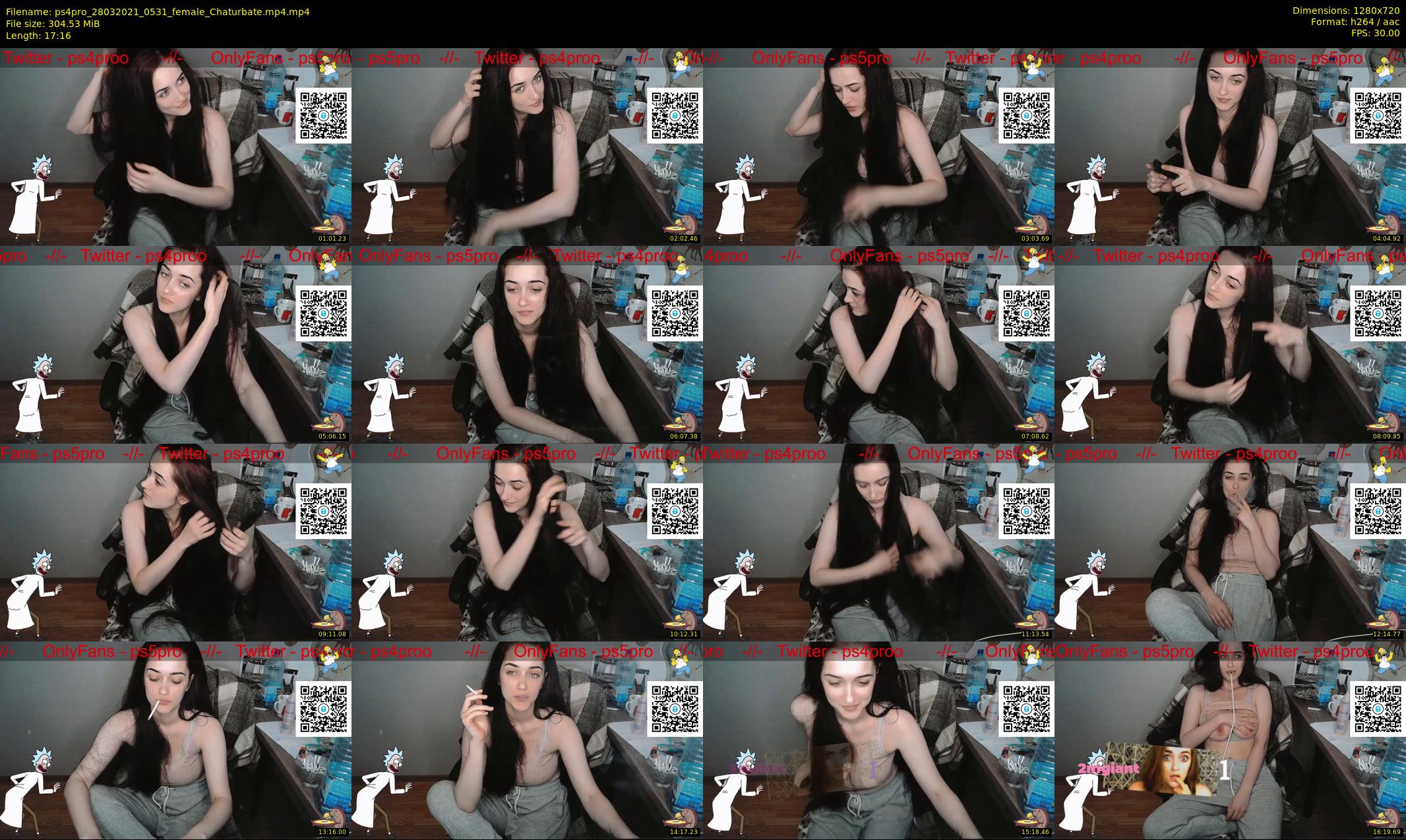 ps4pro — 18 minute Chaturbate female cam show recording, 720p, Mar 28, 2021