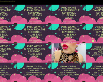 pyrowayne — 9 minute Chaturbate female cam show recording, 720p, Mar 28, 2021