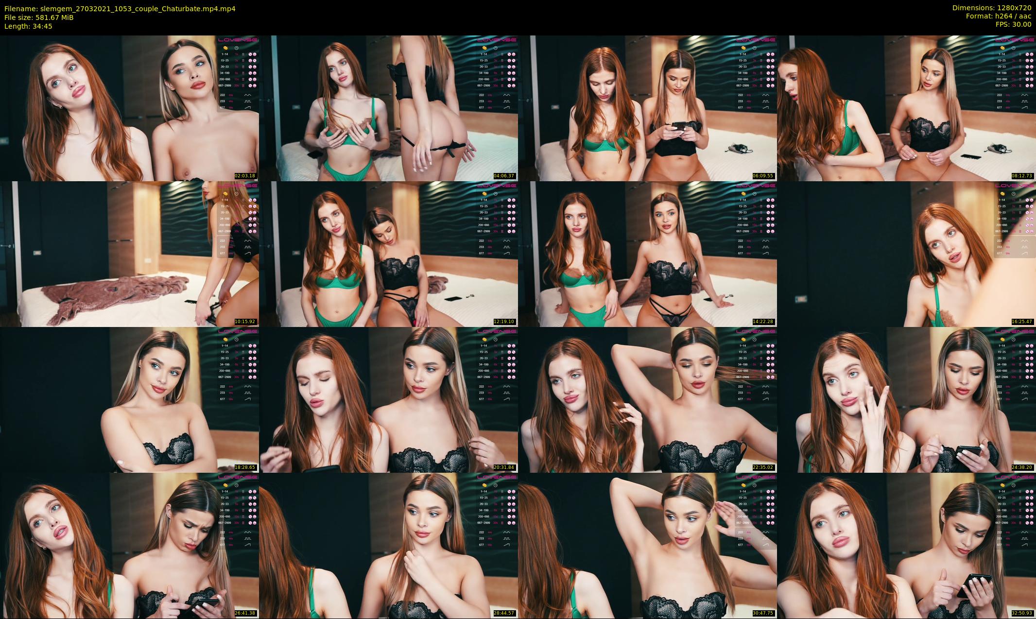 slemgem — 35 minute Chaturbate couple cam show recording, 720p, Mar 27, 2021