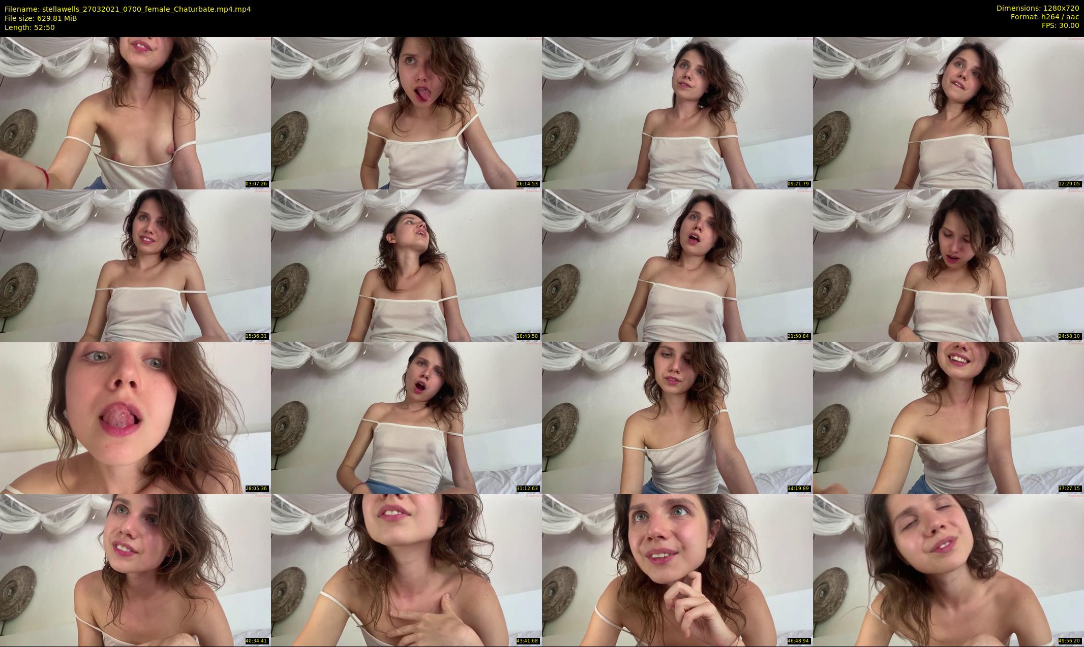 stellawells — 53 minute Chaturbate female cam show recording, 720p, Mar 27, 2021