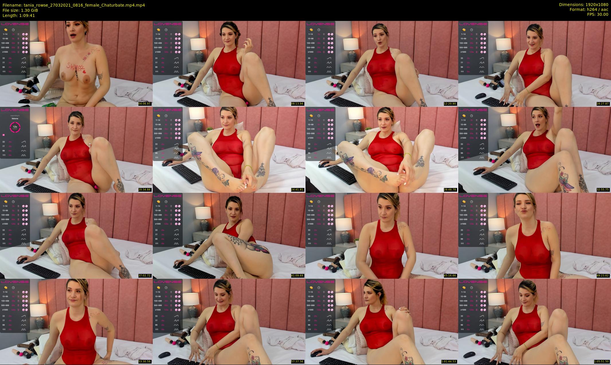 tania_rowse — 70 minute Chaturbate female cam show recording, 1080p, Mar 27, 2021