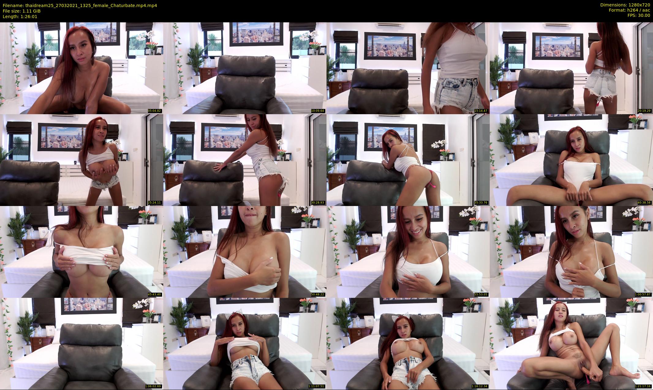 thaidream25 — 87 minute Chaturbate female cam show recording, 720p, Mar 27, 2021