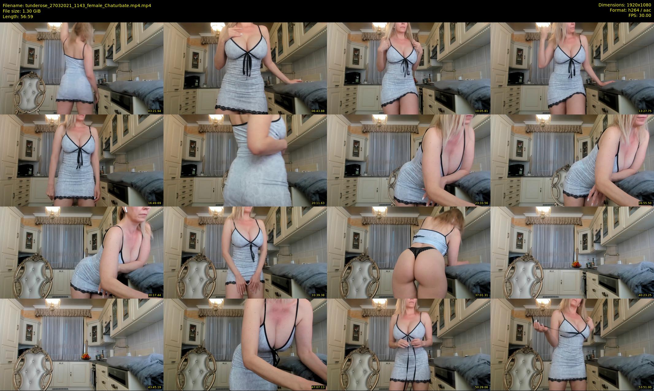 tunderose — 57 minute Chaturbate female cam show recording, 1080p, Mar 27, 2021