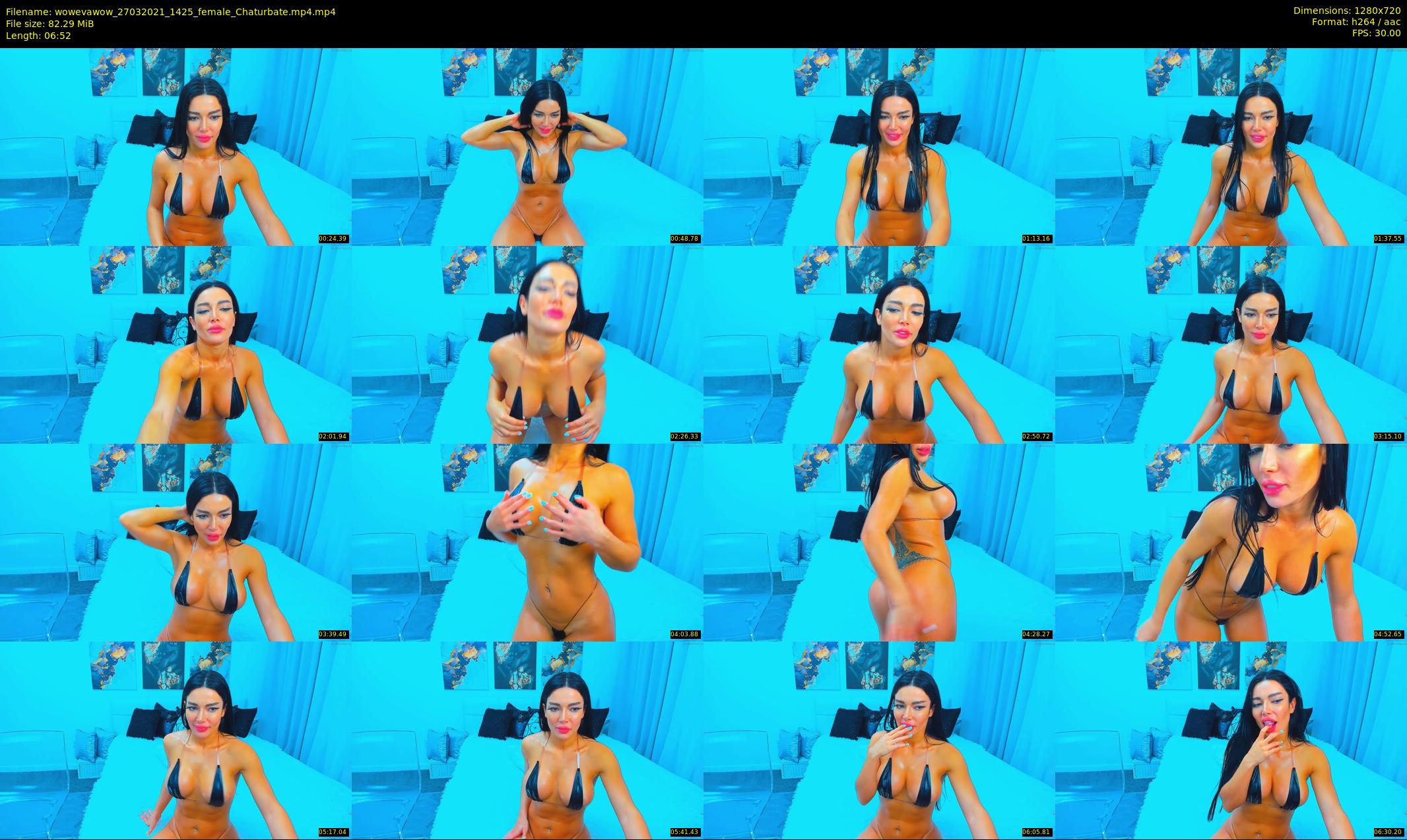wowevawow — 7 minute Chaturbate female cam show recording, 720p, Mar 27, 2021