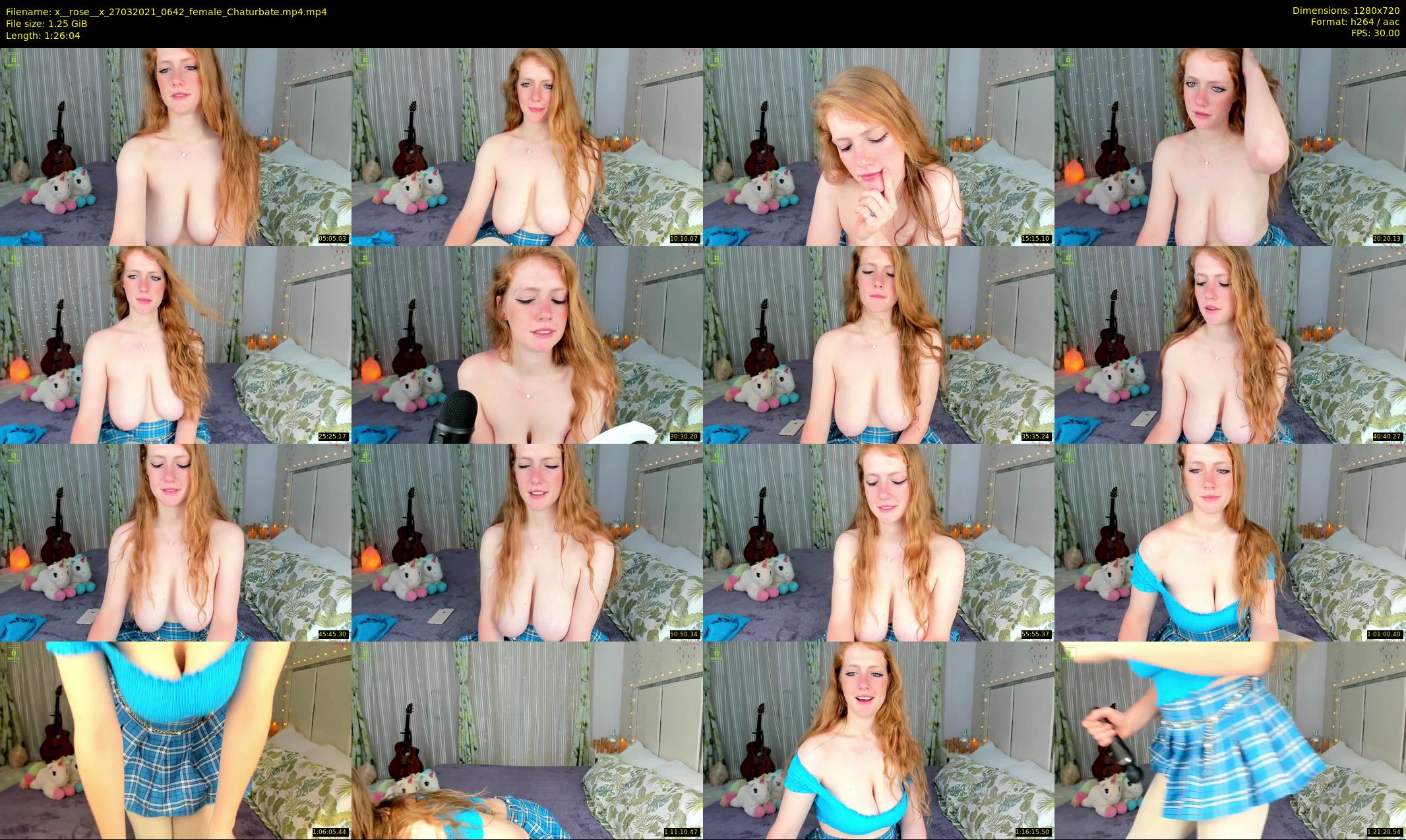 x__rose__x — 87 minute Chaturbate female cam show recording, 720p, Mar 27, 2021