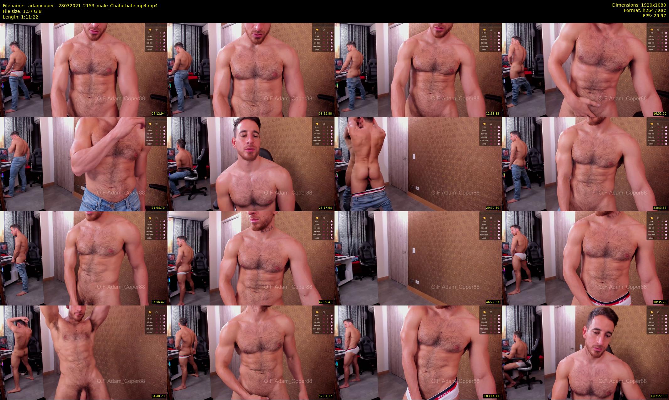 _adamcoper_ — 72 minute Chaturbate male cam show recording, 1080p, Mar 28, 2021