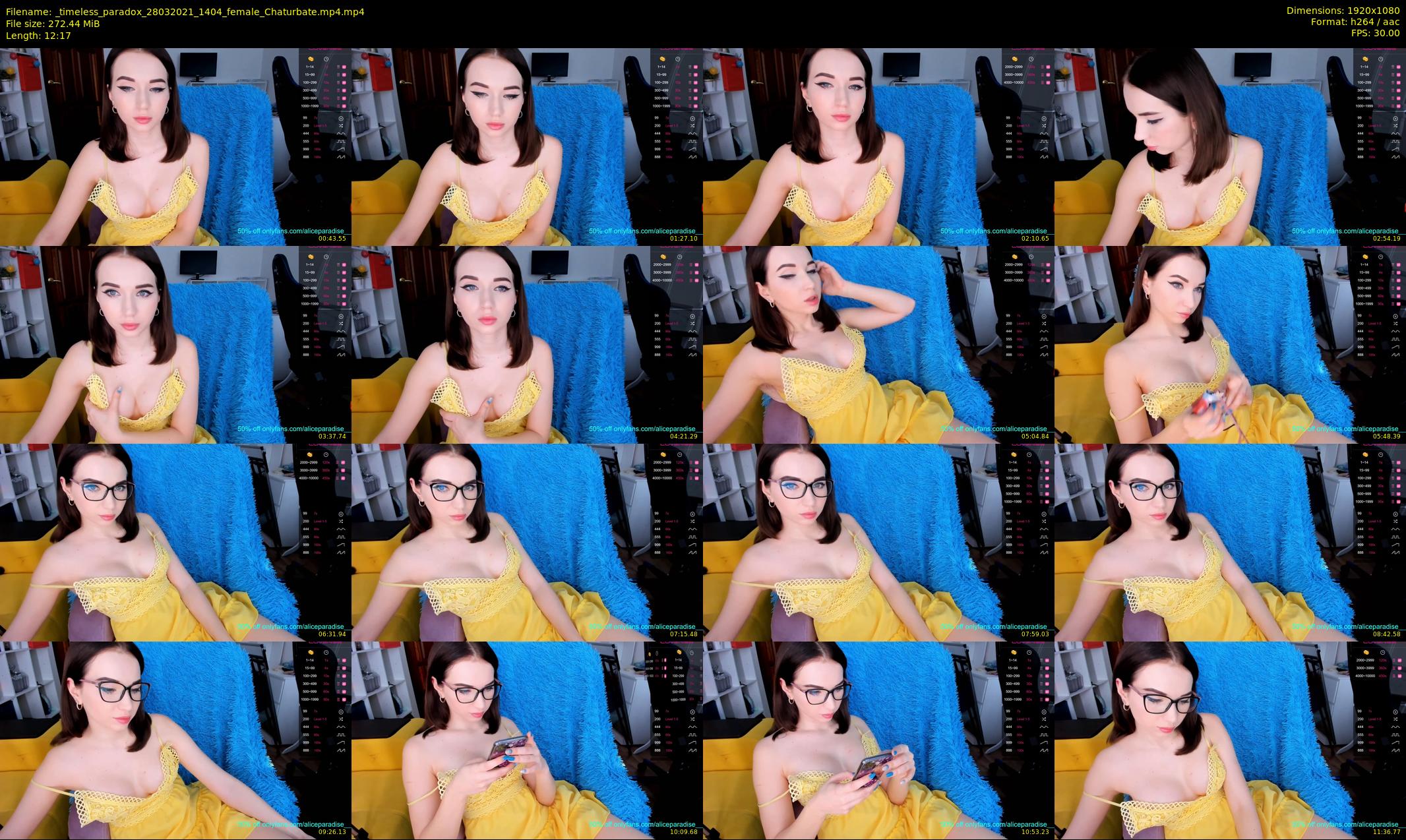 _timeless_paradox — 13 minute Chaturbate female cam show recording, 1080p, Mar 28, 2021