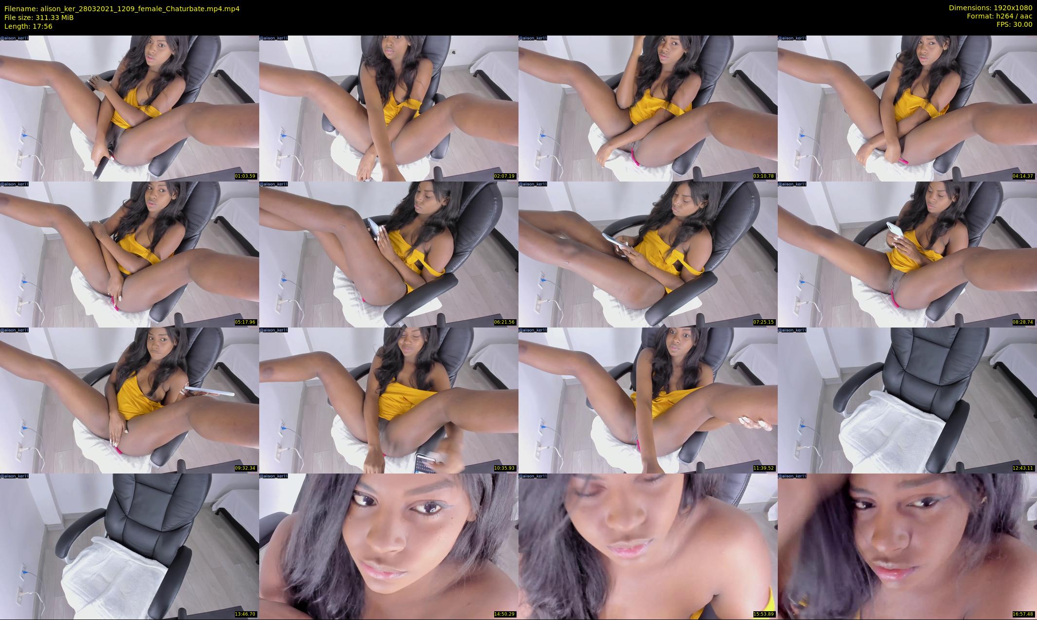 alison_ker — 18 minute Chaturbate female cam show recording, 1080p, Mar 28, 2021