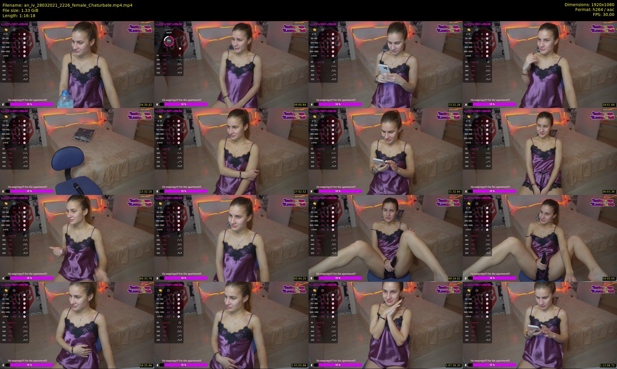 an_iv — 77 minute Chaturbate female cam show recording, 1080p, Mar 28, 2021