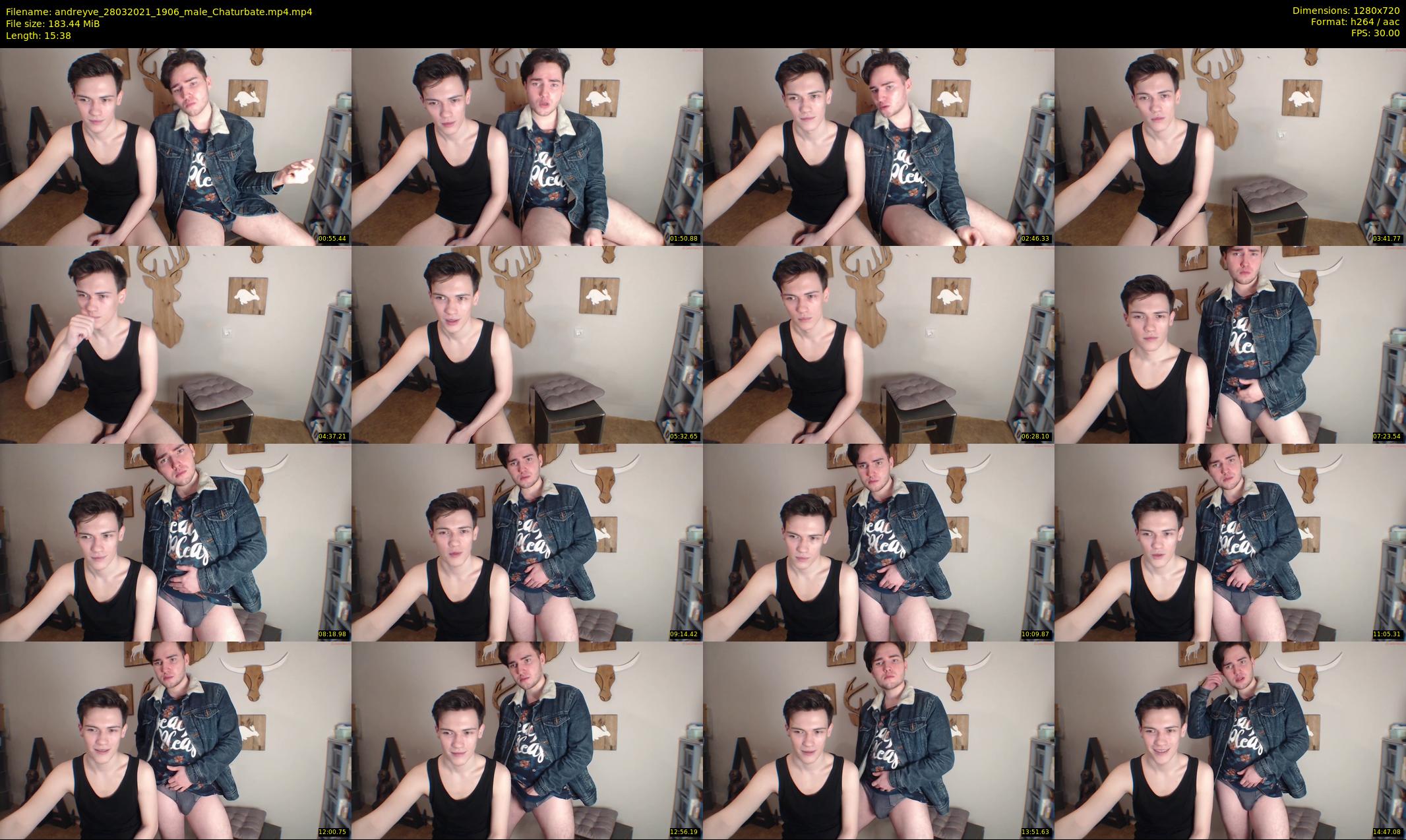 andreyve — 16 minute Chaturbate male cam show recording, 720p, Mar 28, 2021