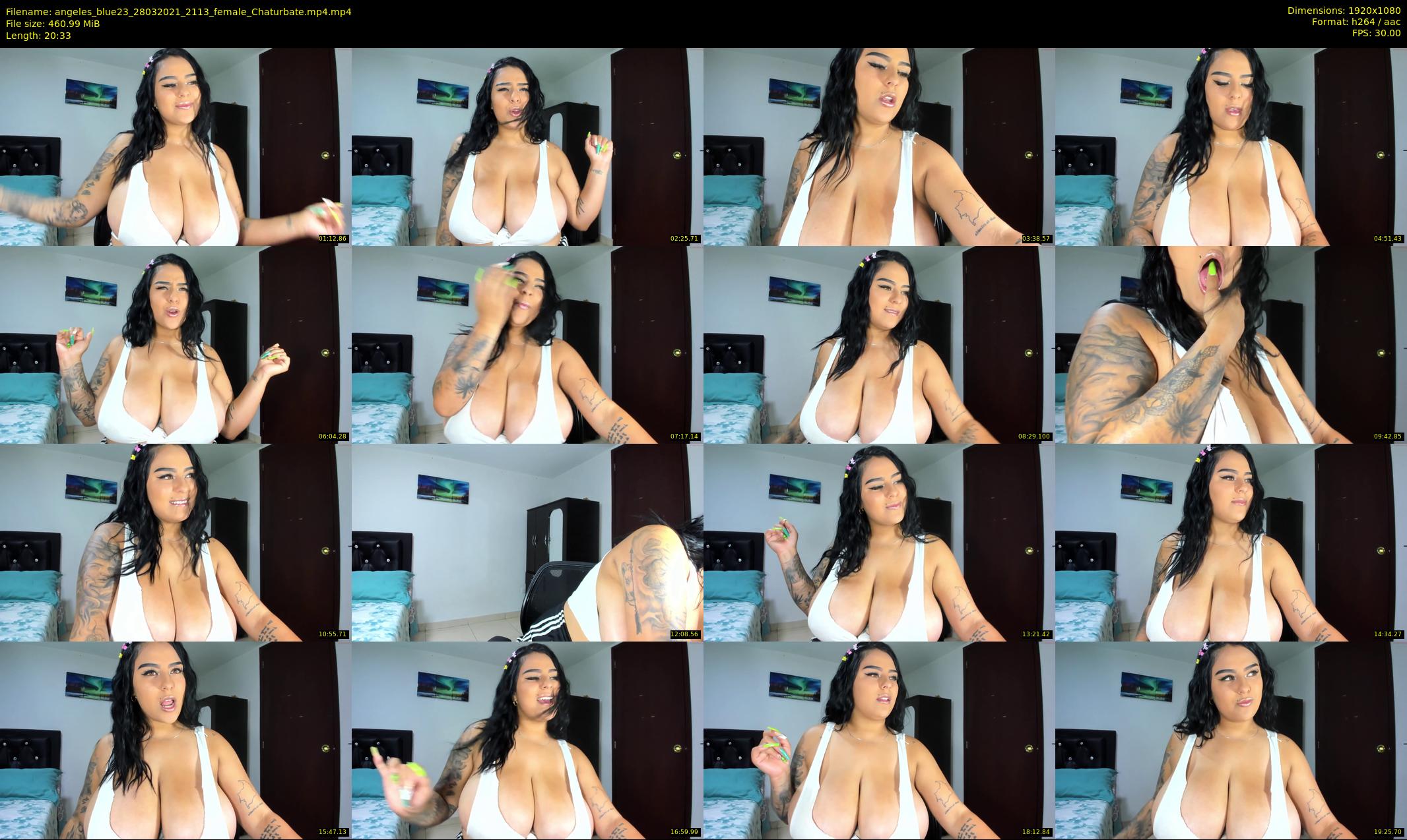 angeles_blue23 — 21 minute Chaturbate female cam show recording, 1080p, Mar 28, 2021