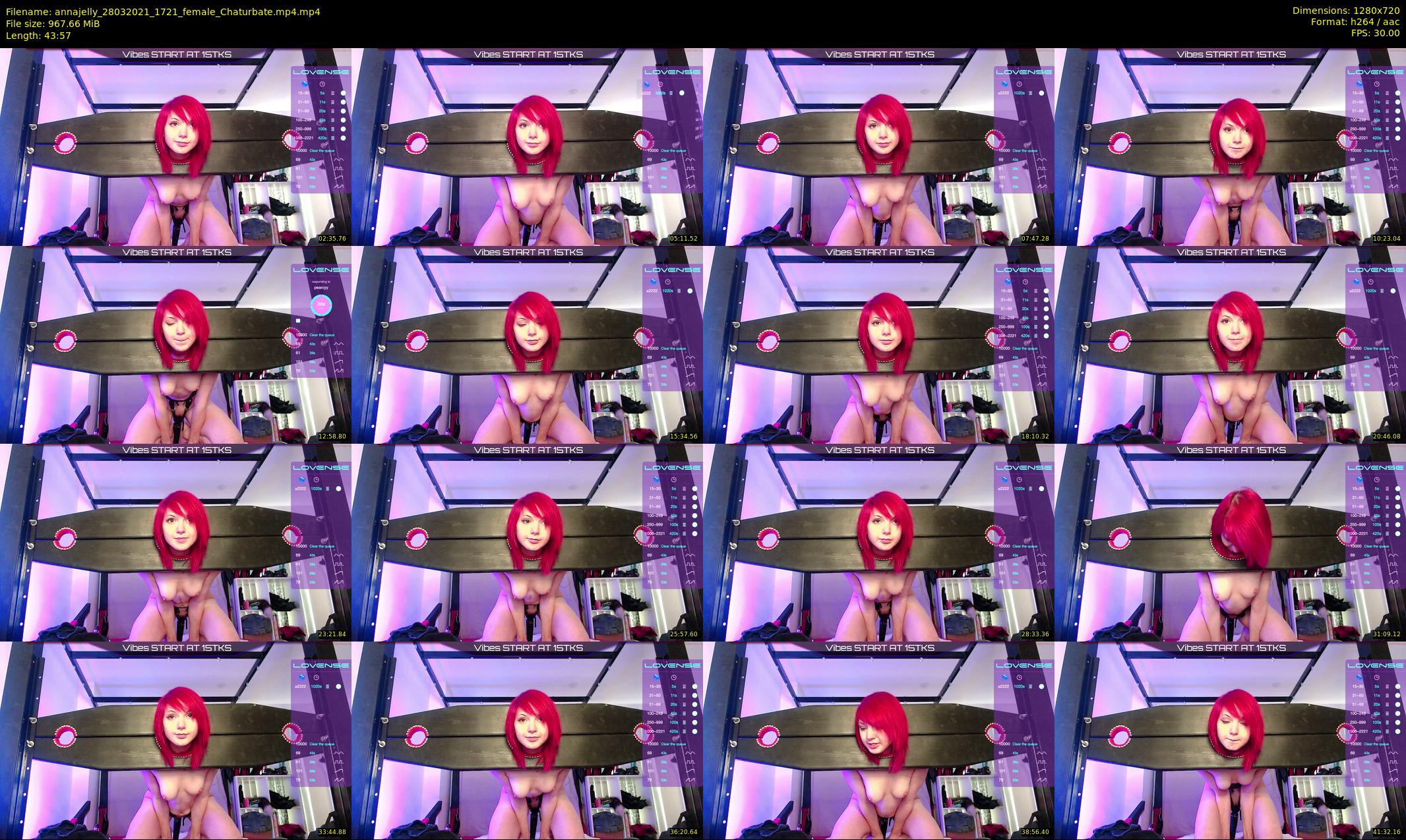 annajelly — 44 minute Chaturbate couple cam show recording, 720p, Mar 28, 2021