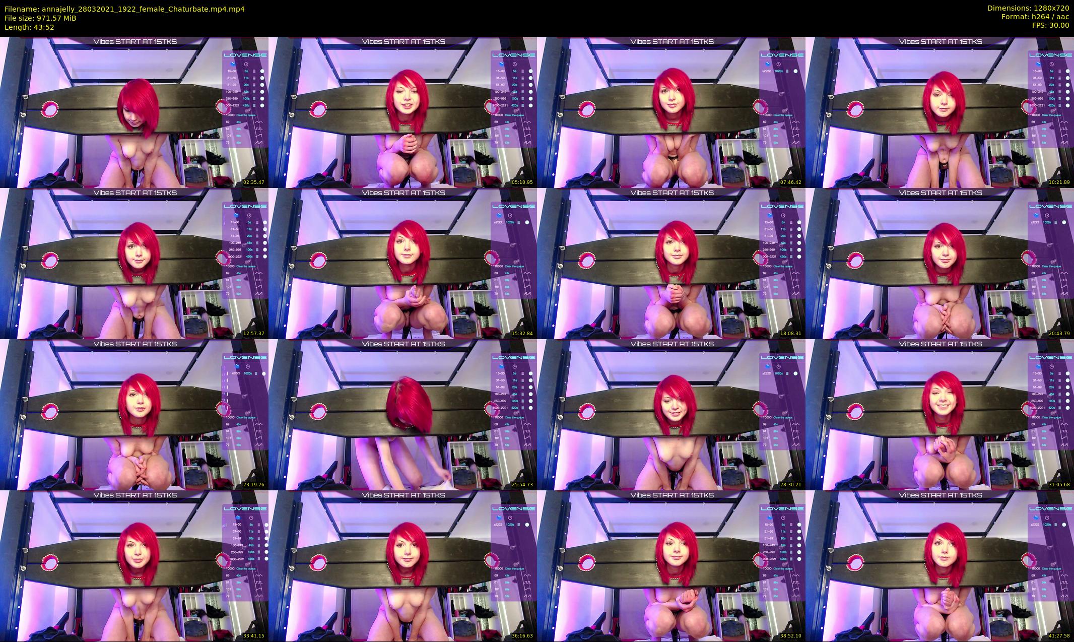 annajelly — 44 minute Chaturbate couple cam show recording, 720p, Mar 28, 2021