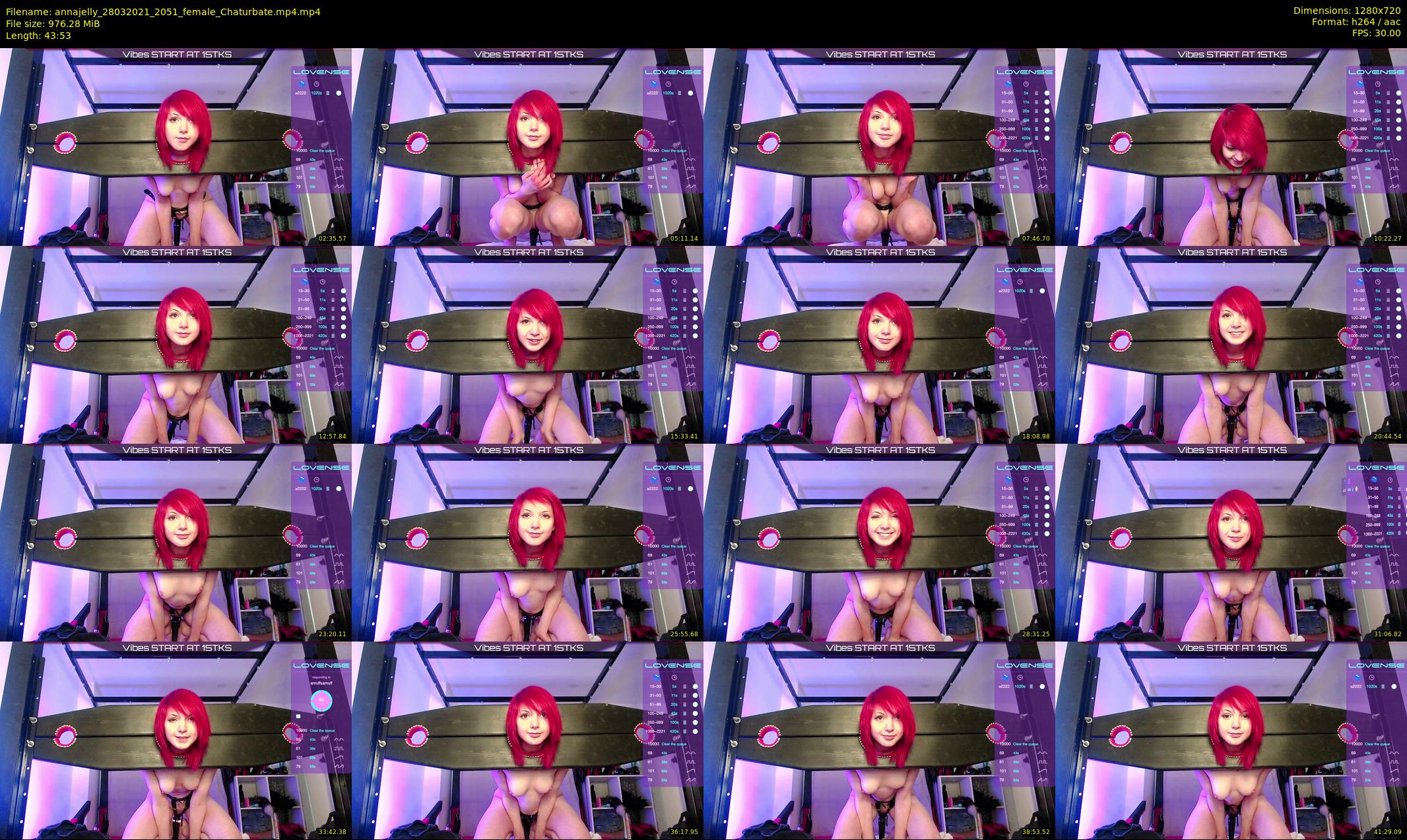 annajelly — 44 minute Chaturbate couple cam show recording, 720p, Mar 28, 2021